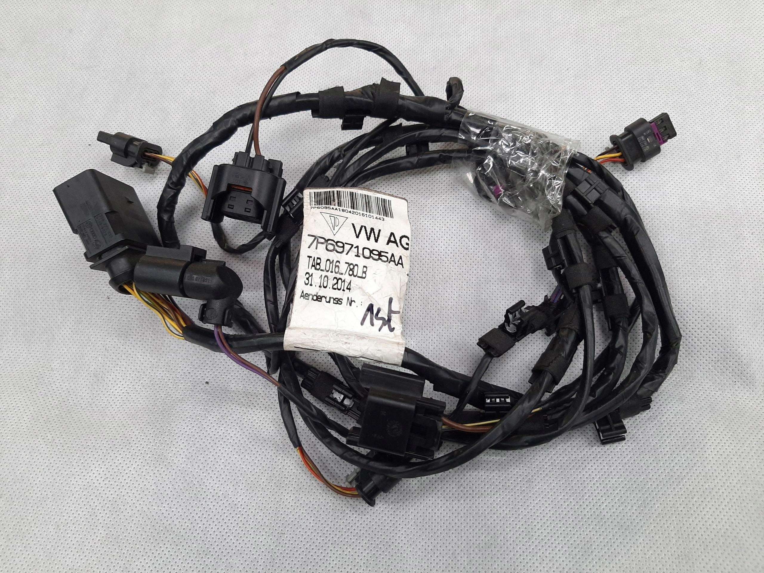 VW TOUAREG 7P WIĄZKA INSTALACJA ZDERZAKA PRZÓD 7P6971095AA