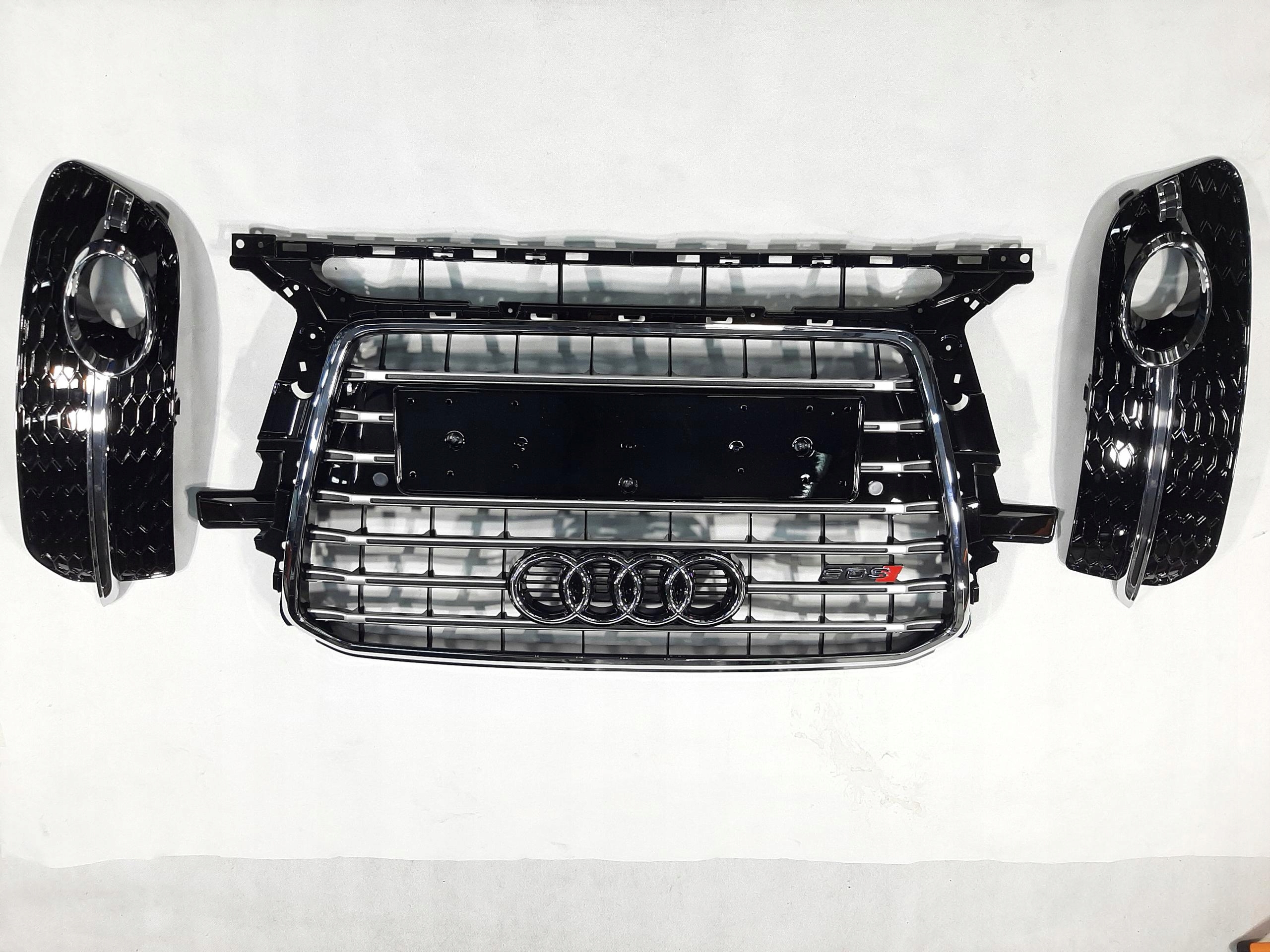 AUDI SQ5 ATRAPA GRILL CHŁODNICY KRATKA RAMKA HALOGENU KOMPLET
