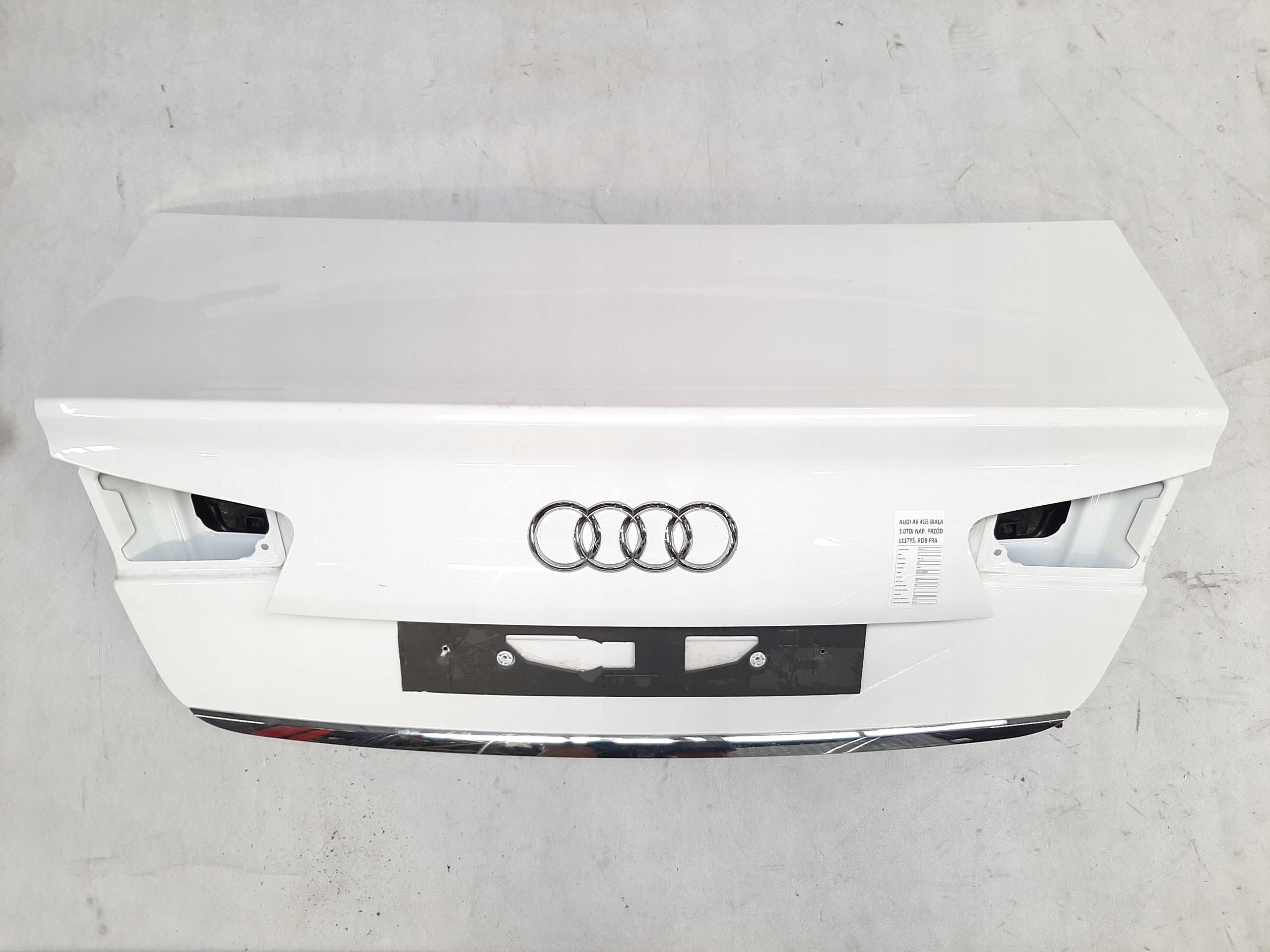 AUDI A6 C7 LIFT 2014- SEDAN KLAPA TYLNA BAGAŻNIKA LY9C