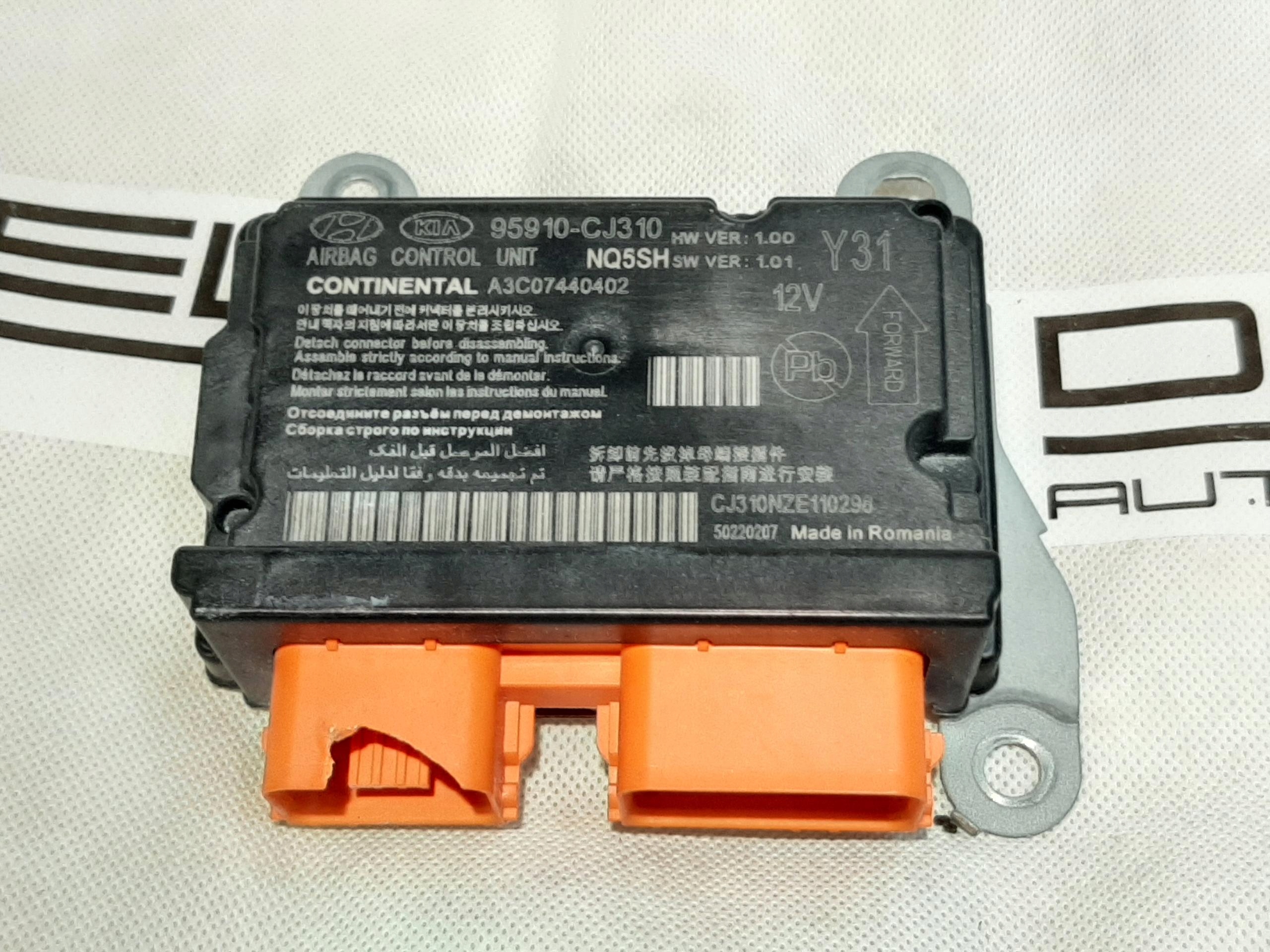 KIA SPORTAGE V 2021- 1.6 T-GDI HYBRID MODUŁ SENSOR AIRBAG 95910-CJ310