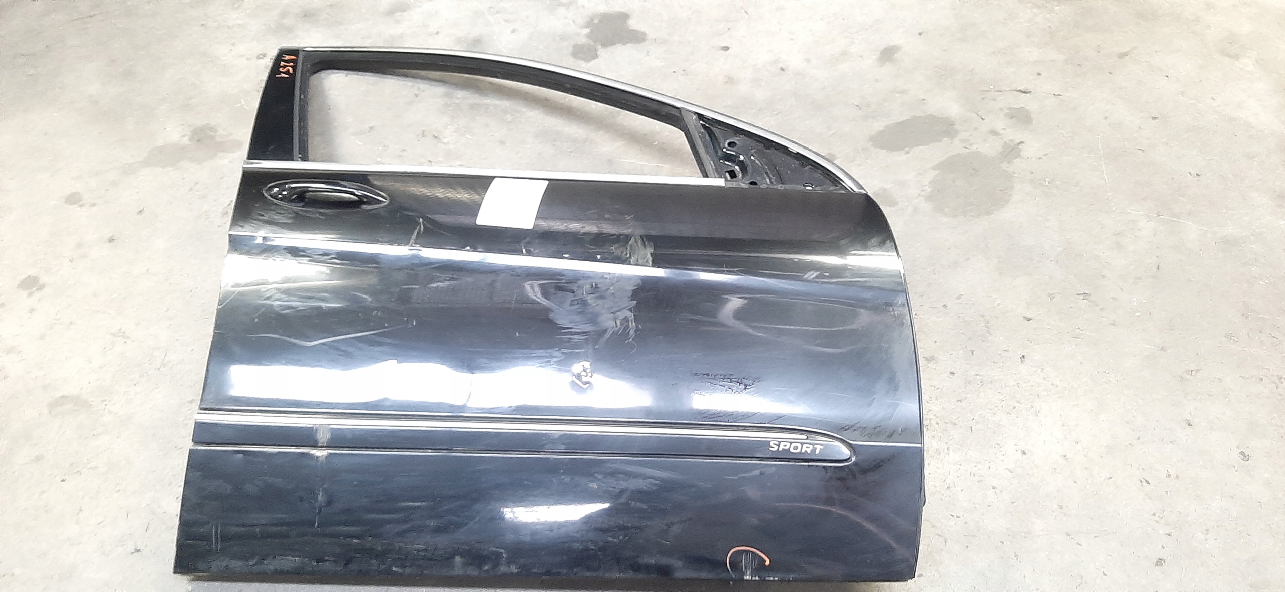 MERCEDES-BENZ R-CLASS W251 4MATIC 05-09 DRZWI PRAWY PRZÓD OBSIDIAN BLACK