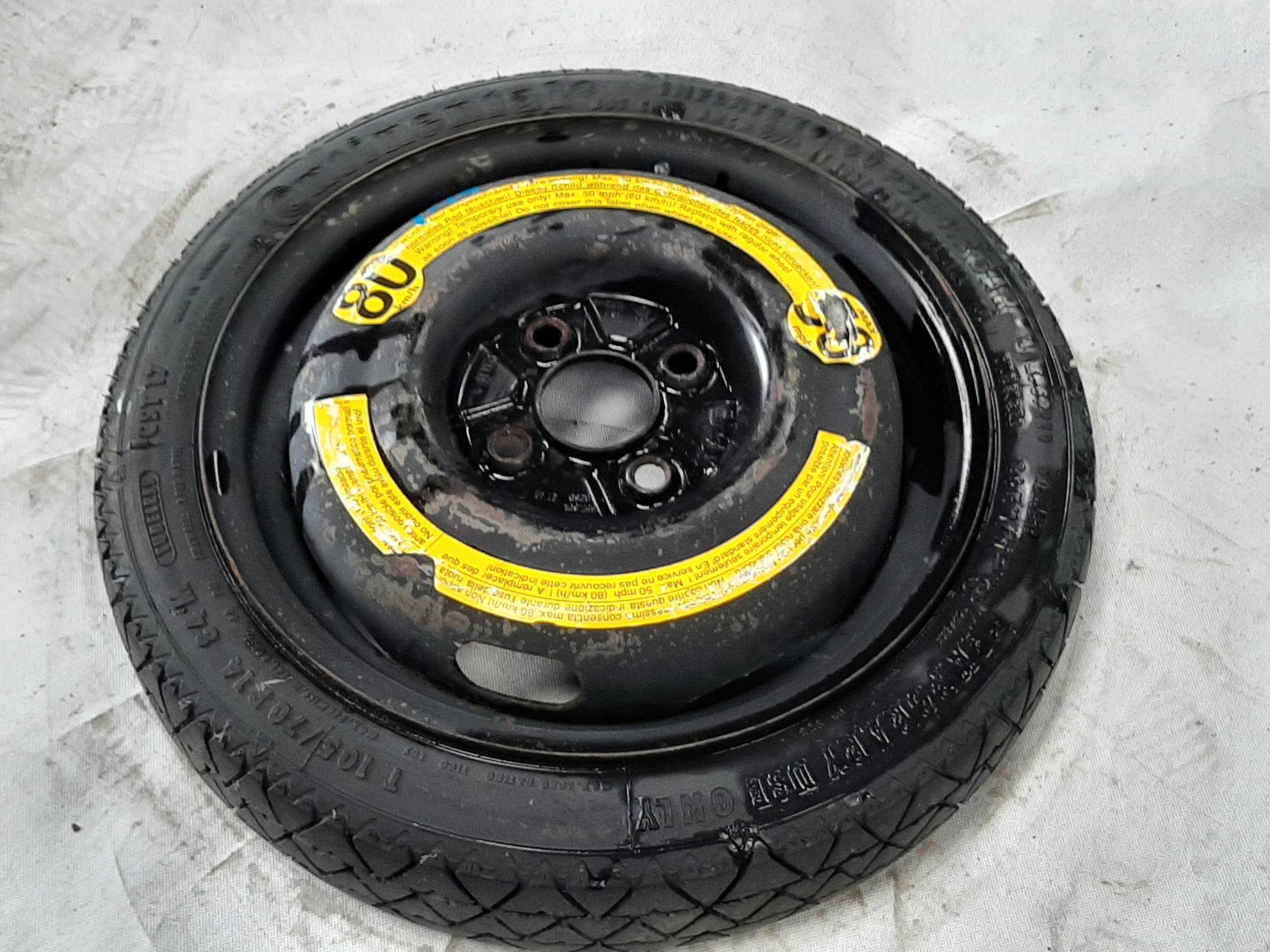 VW PASSAT B3 B4 KOŁO DOJAZDOWE R14 3.5J ET 45 4x100 357601025D