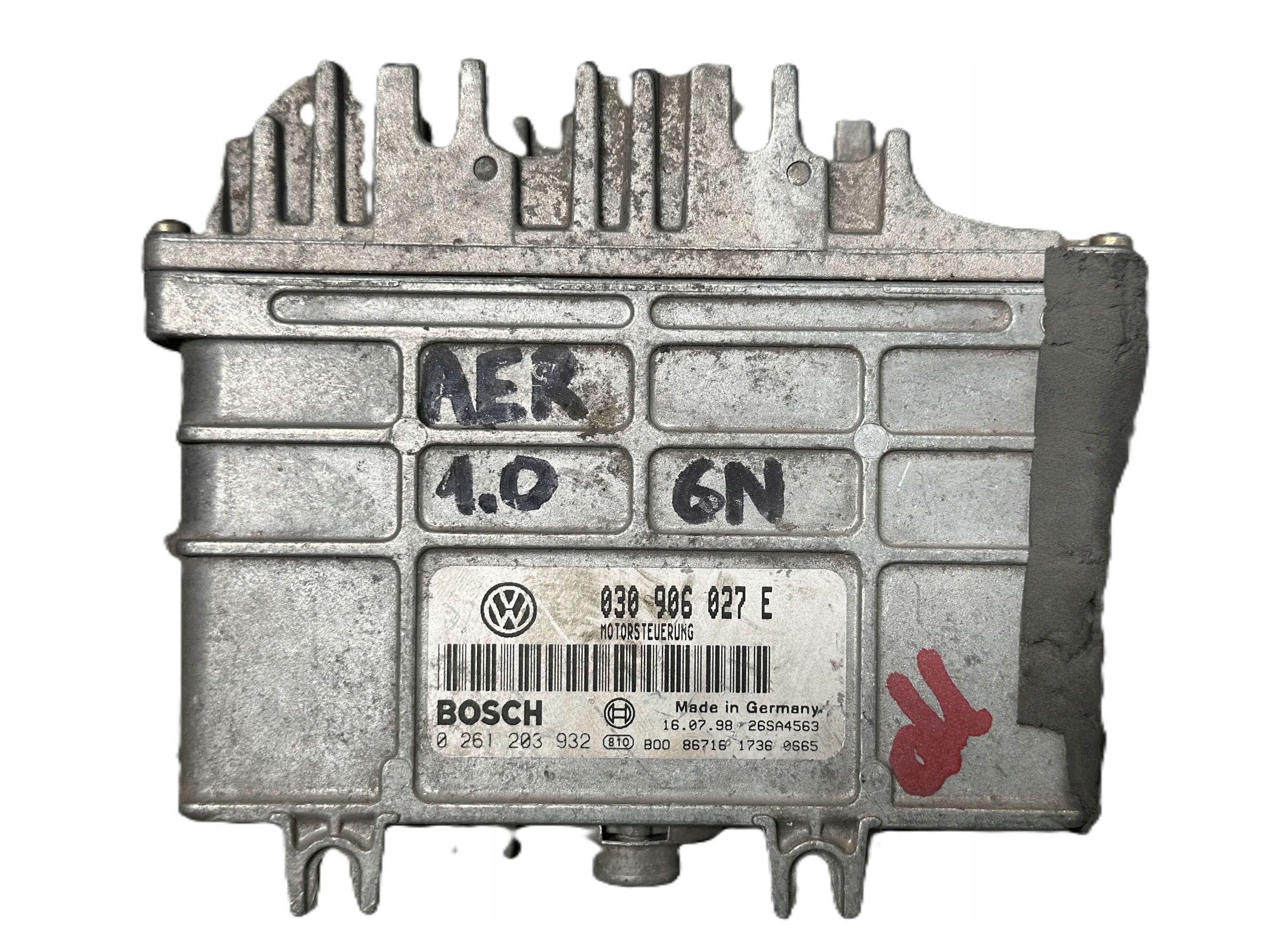 VOLKSWAGEN POLO III 1.0 MPI 1994- KOMPUTER STEROWNIK SILNIKA 030906027E