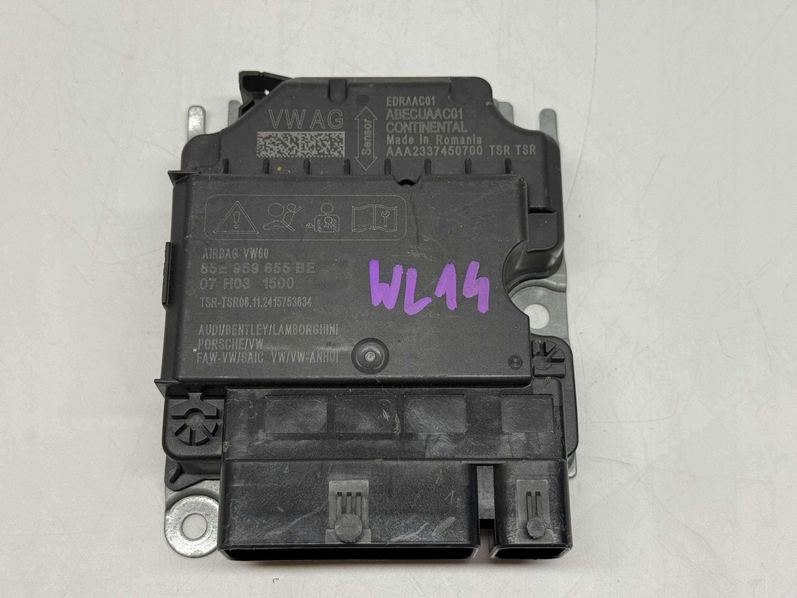 AUDI Q6 E-TRON MODUŁ STEROWNIK AIRBAG 85E959655BE