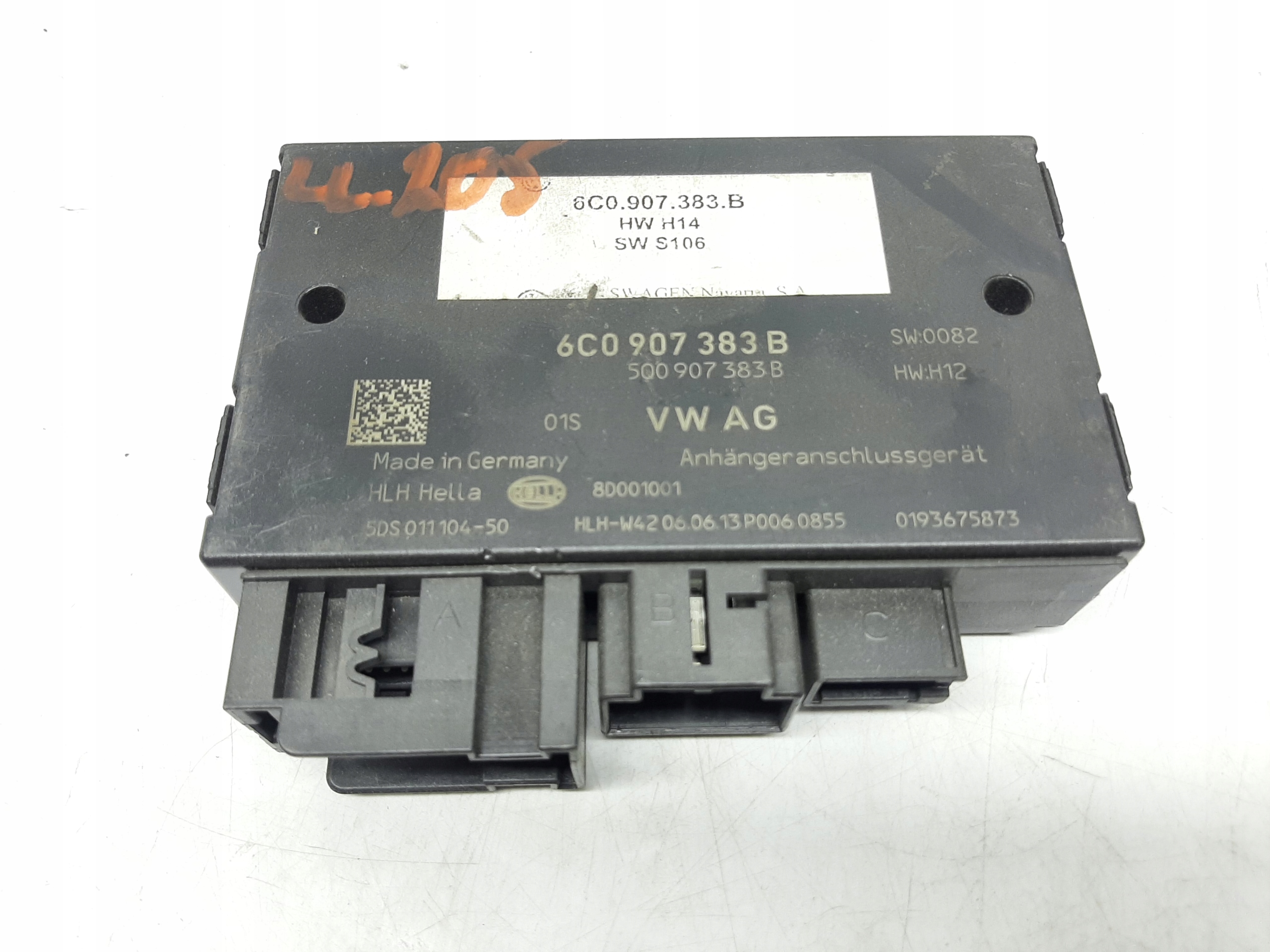 VW POLO 6C MODUŁ STEROWNIK HAKA 6C0907383B