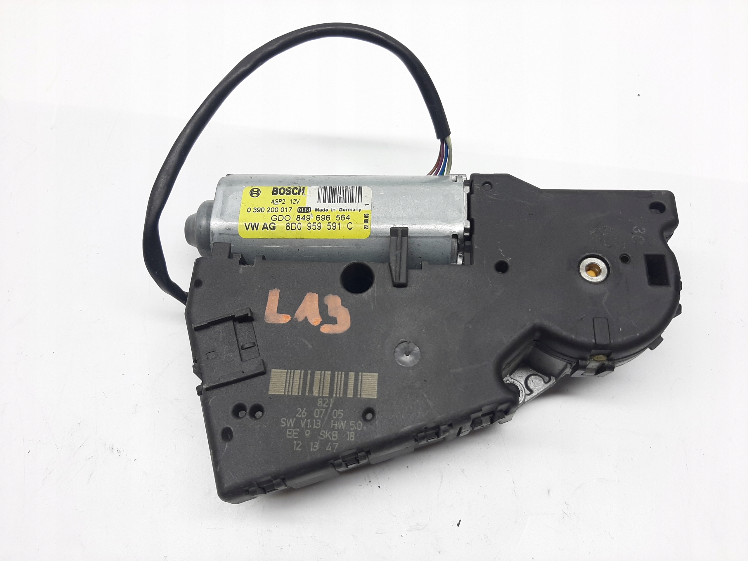 AUDI A4 MODUŁ SILNICZEK SZYBERDACH 8D0959591C DACH SZKŁO