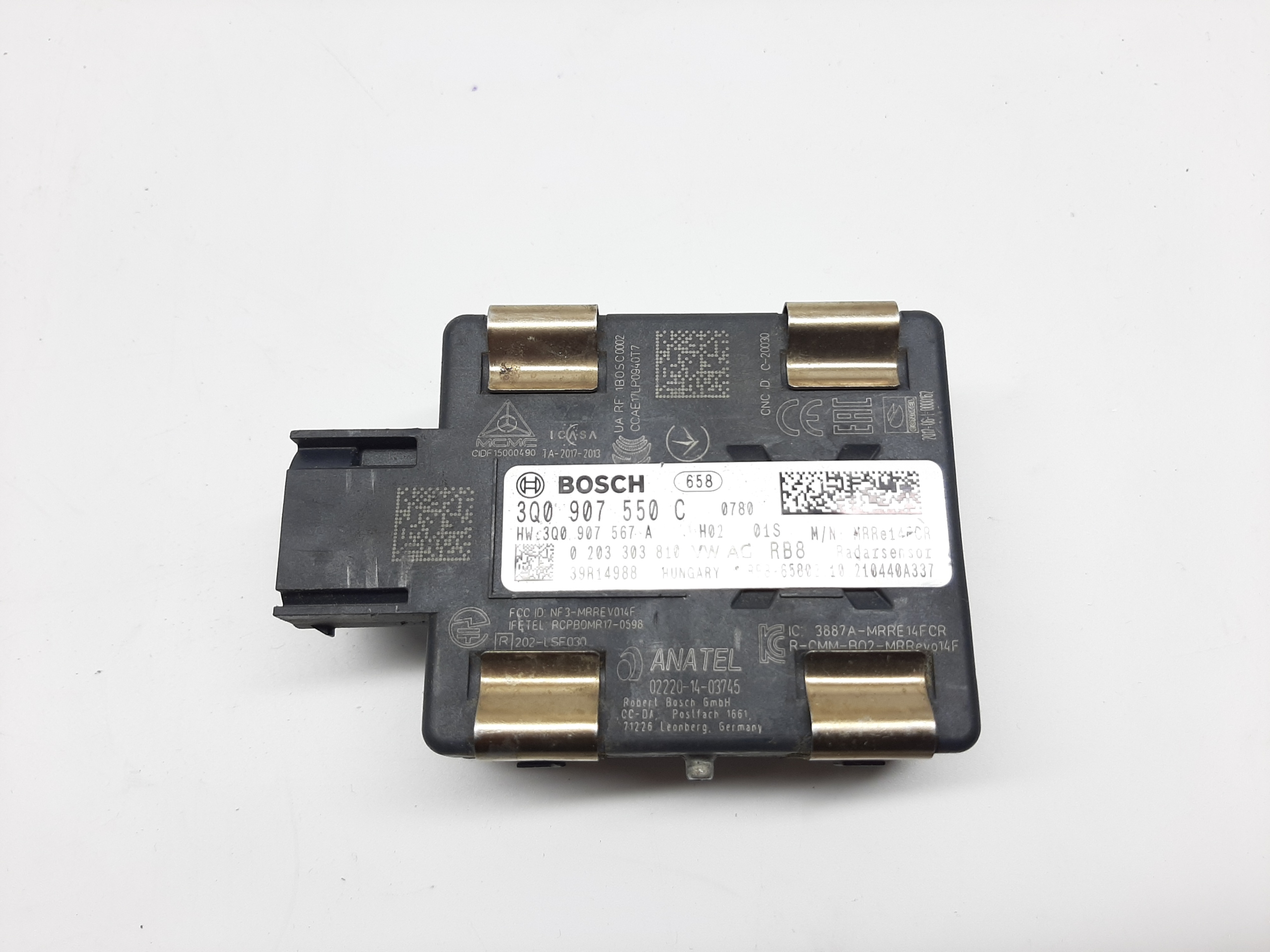 VOLKSWAGEN PASSAT B8 2014- RADAR DISTRONIC PRZÓD 3Q0907550C 3Q0907567A