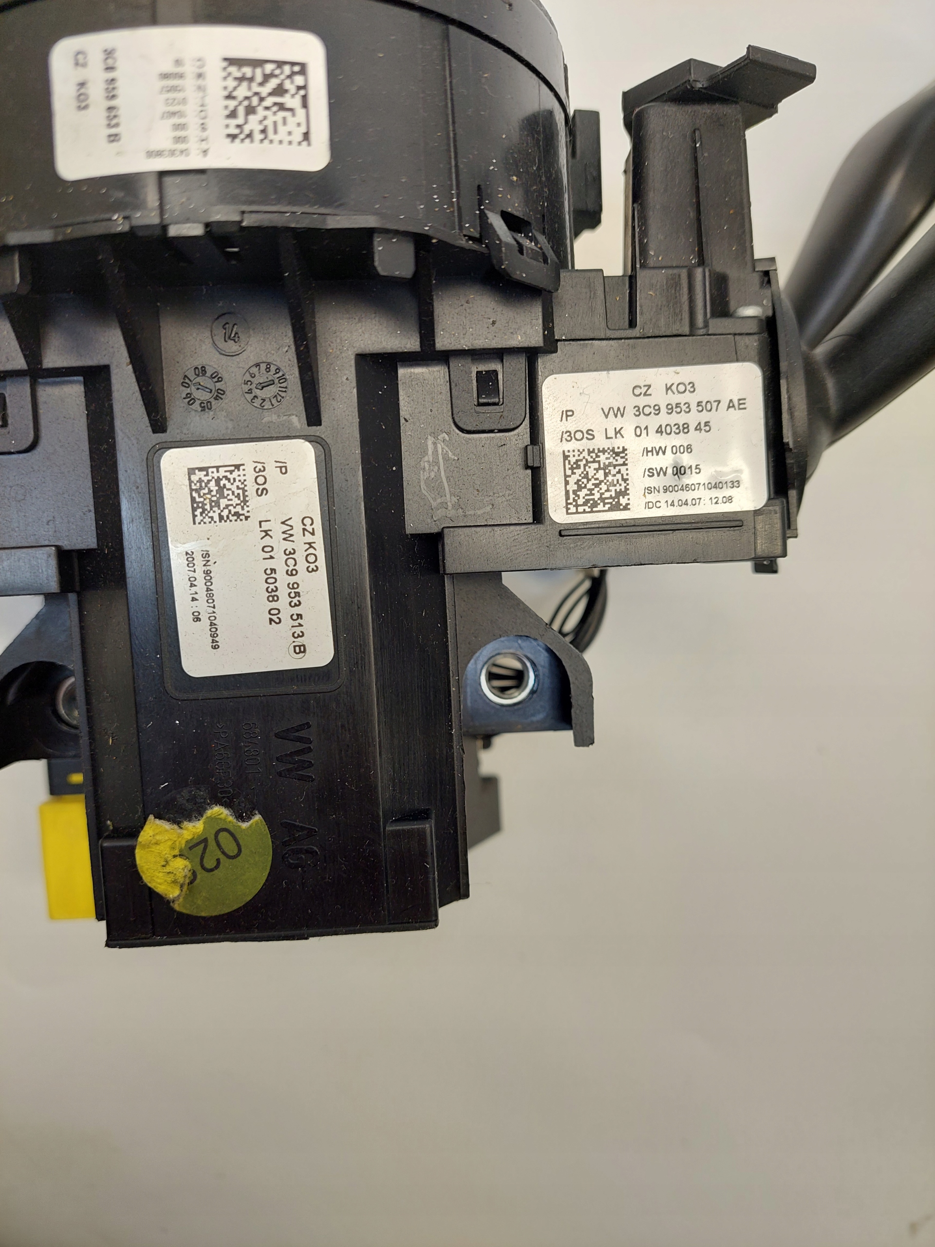 VW PASSAT PRZEŁĄCZNIK MANETKA TAŚMA 3C9953507AE 3C0959653B 3C0953549K - obrazek 7