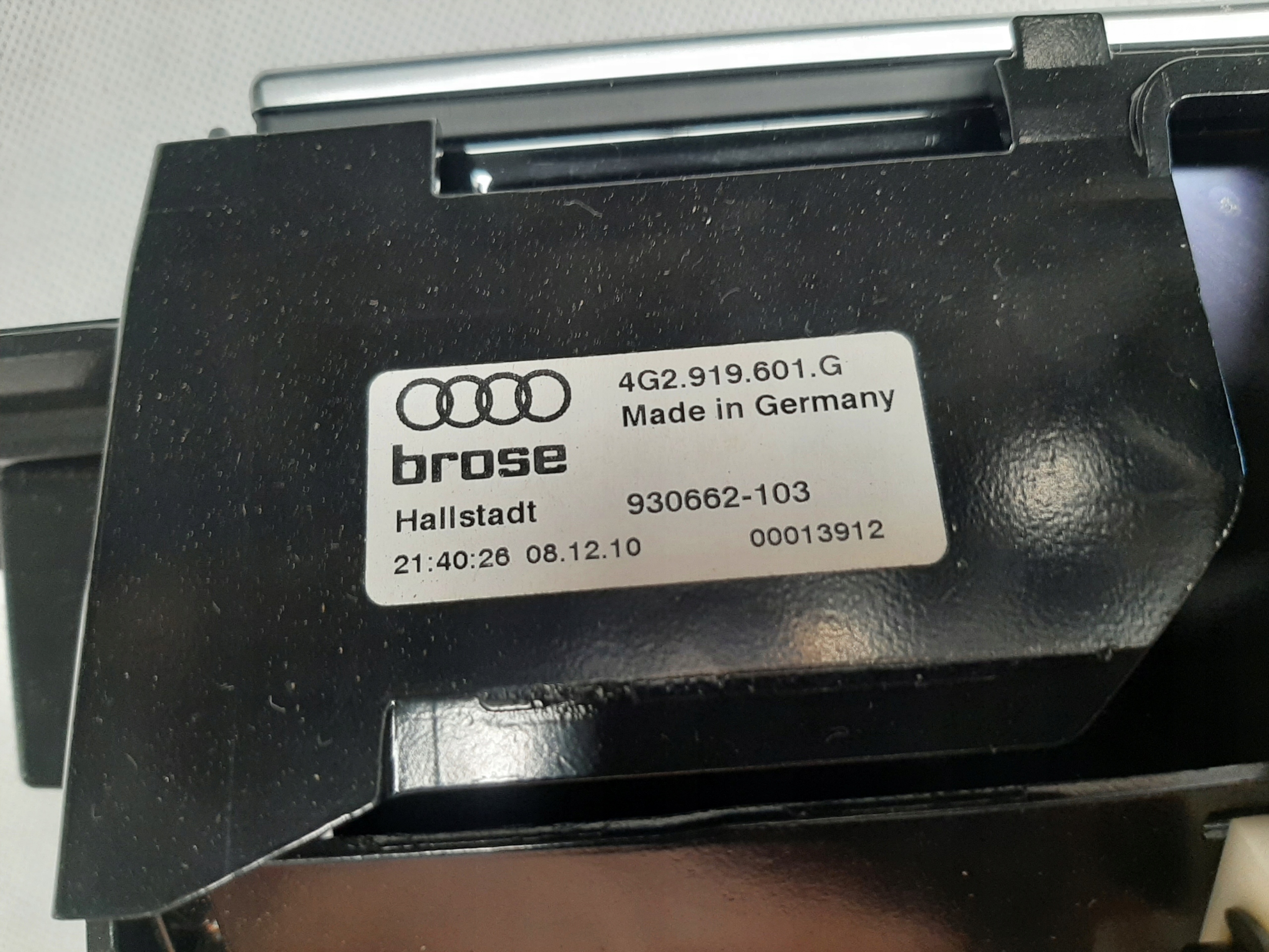 AUDI A7 SPORTBACK 2010- EKRAN WYŚWIETLACZ NAWIGACJI 4G2919601G - obrazek 3