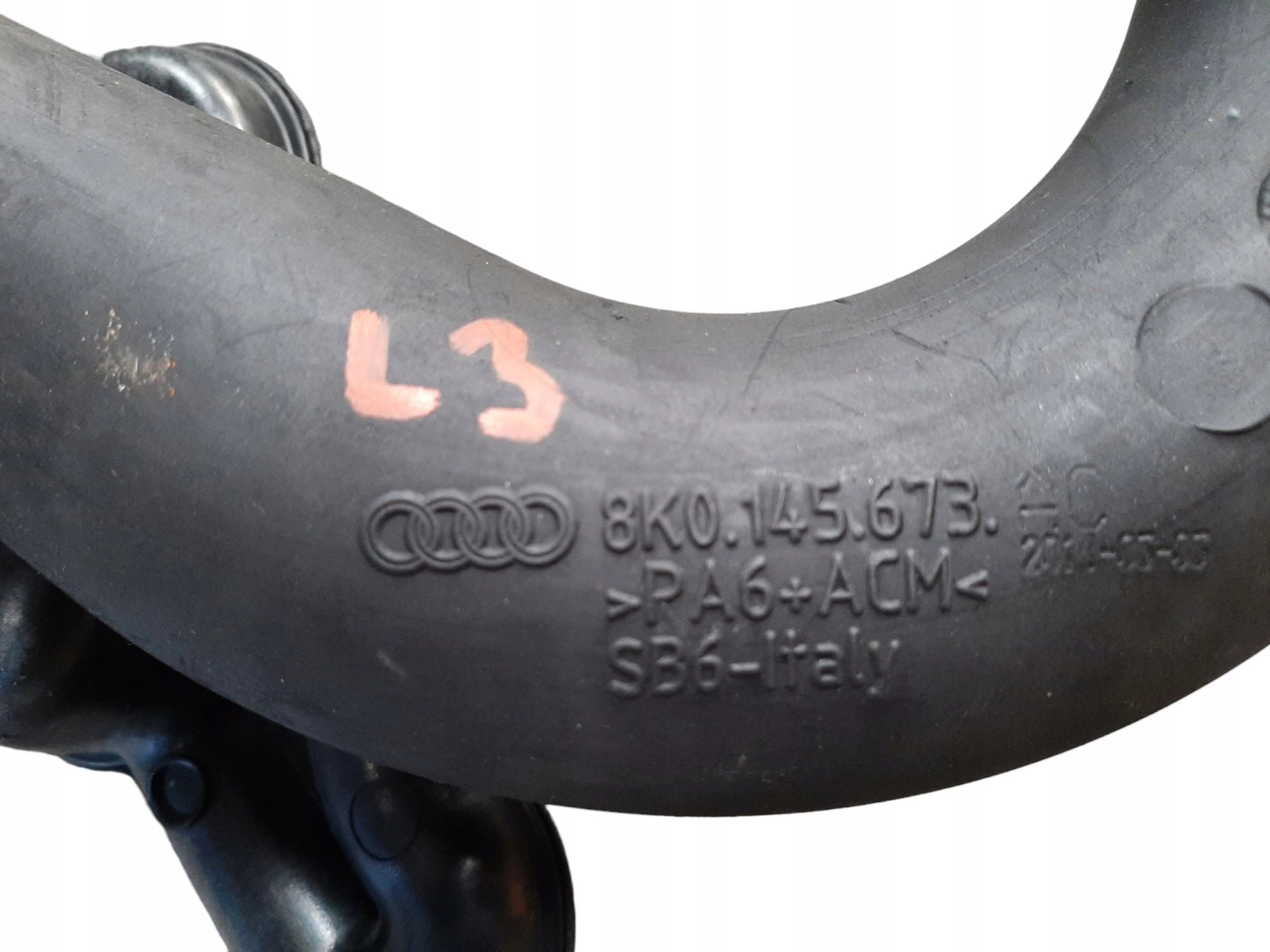 Audi A4 A5 Q5 Q6 Q7 3.0 TDI Rura przewód intercolera Turbo 8K0145673 - obrazek 3