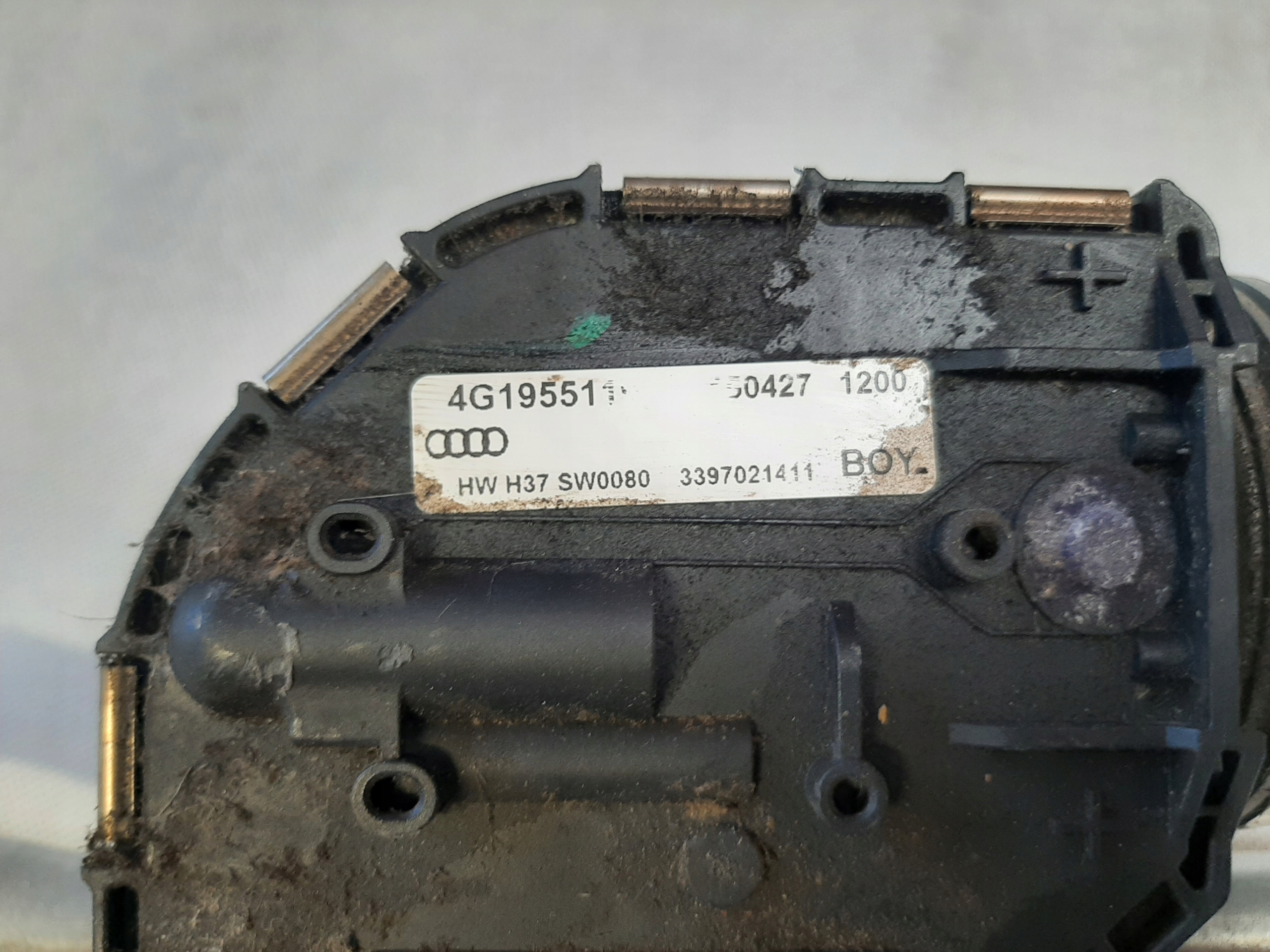 AUDI A6 C7 LIFT 2014- MECHANIZM SILNICZEK WYCIERACZEK PRZÓD 4G1955023A - obrazek 3