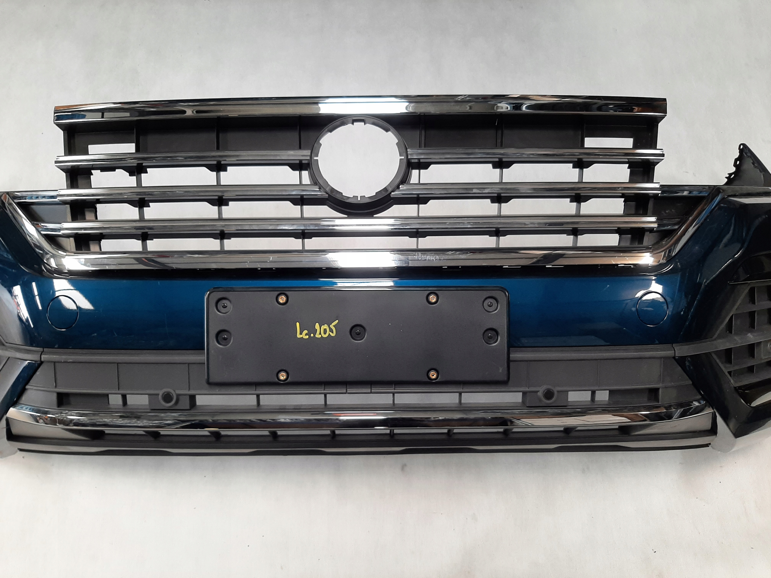 VW TOUAREG III ZDERZAK PRZEDNI PRZÓD KOMPLETNY R-LINE 760807221F - obrazek 2