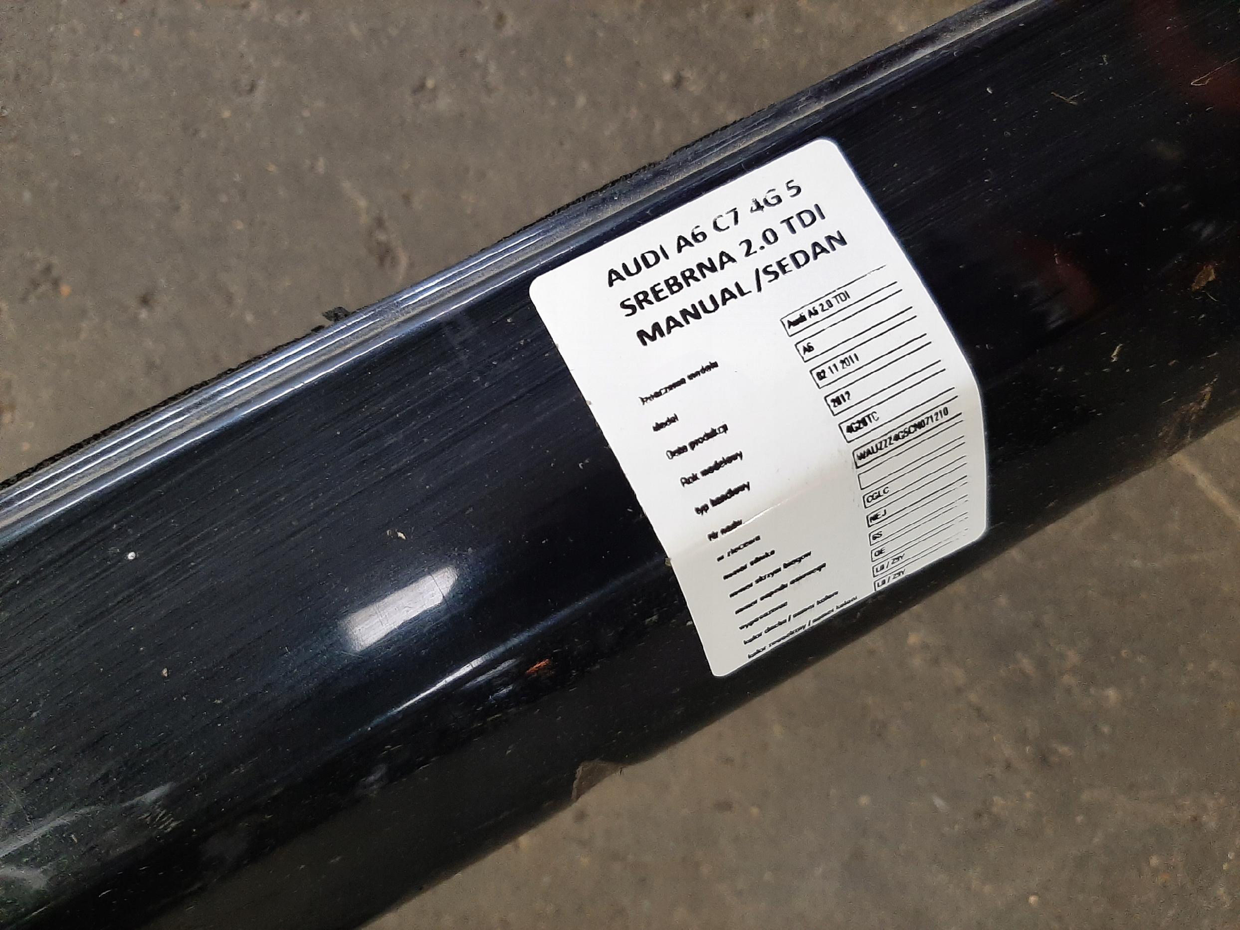 AUDI A6 C7 11-14 LISTWA PROGOWA PRAWA PRAWY 4G0853860F - obrazek 2