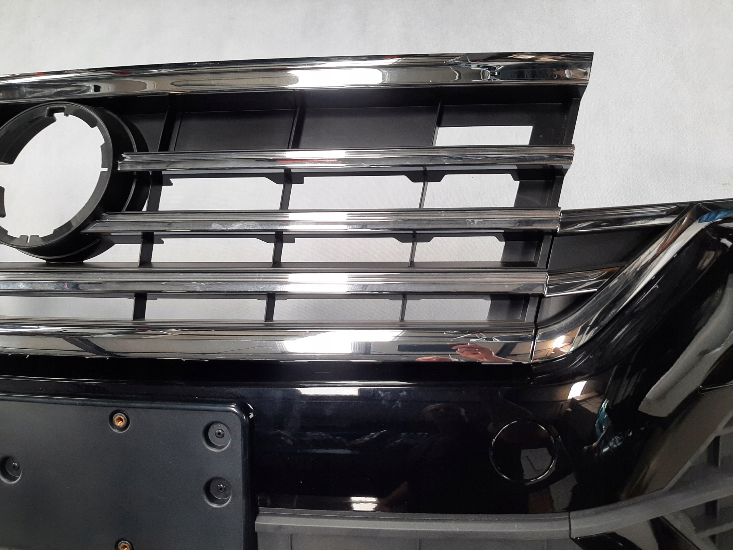 VW TOUAREG III ZDERZAK PRZEDNI PRZÓD KOMPLETNY R-LINE 760807221F - obrazek 3