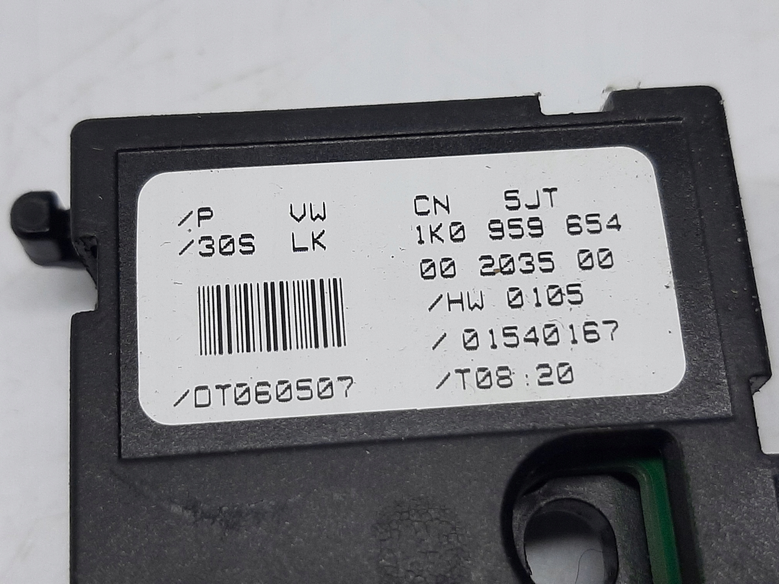 AUDI TT II 8J 2.0 TFSI 2006- CZUJNIK KĄTA SKRĘTU 1K0959654 - obrazek 3