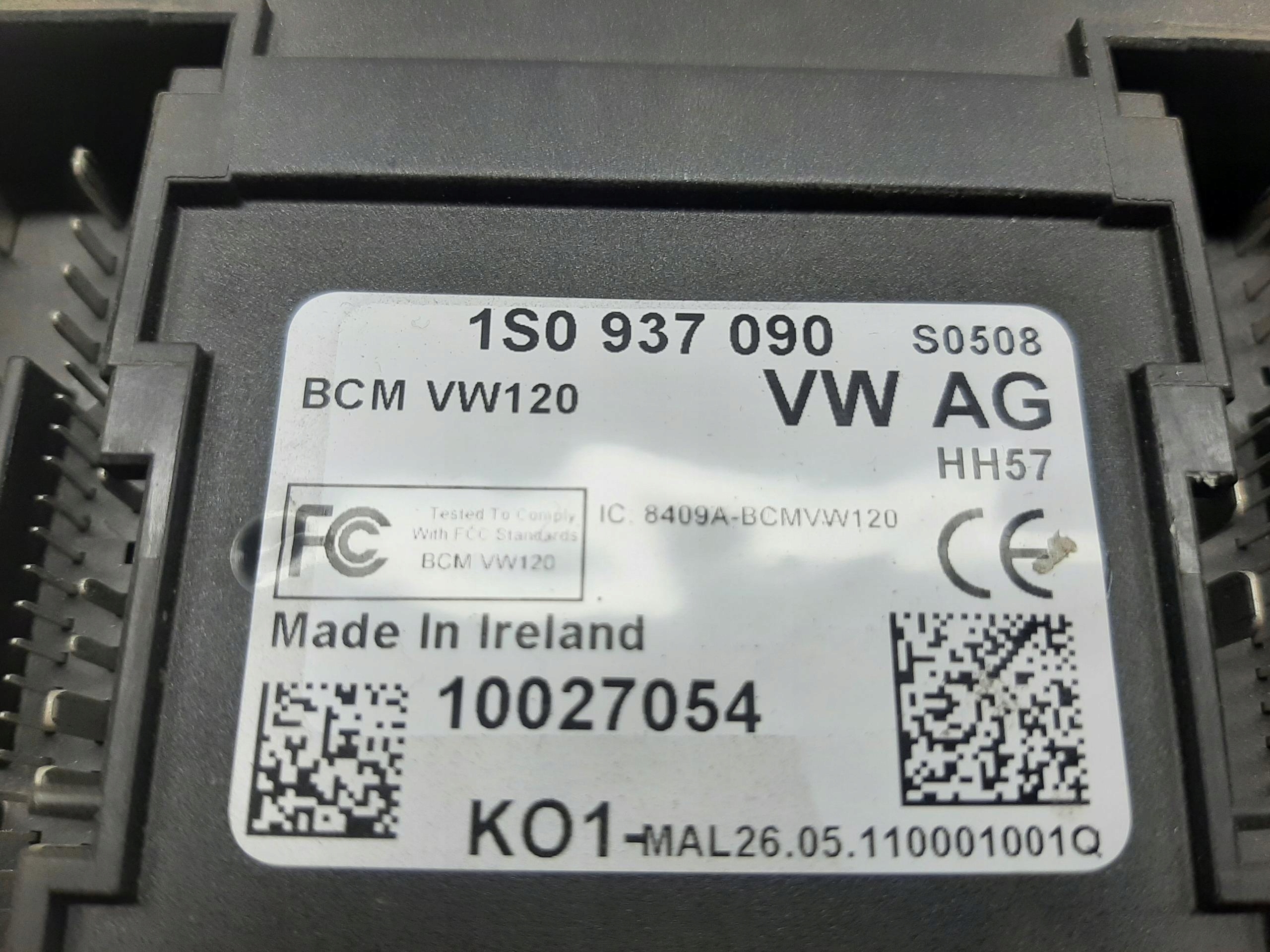 SEAT Mii 2011- MODUŁ KOMFORTU STEROWNIK BCM 1S0937090 - obrazek 6