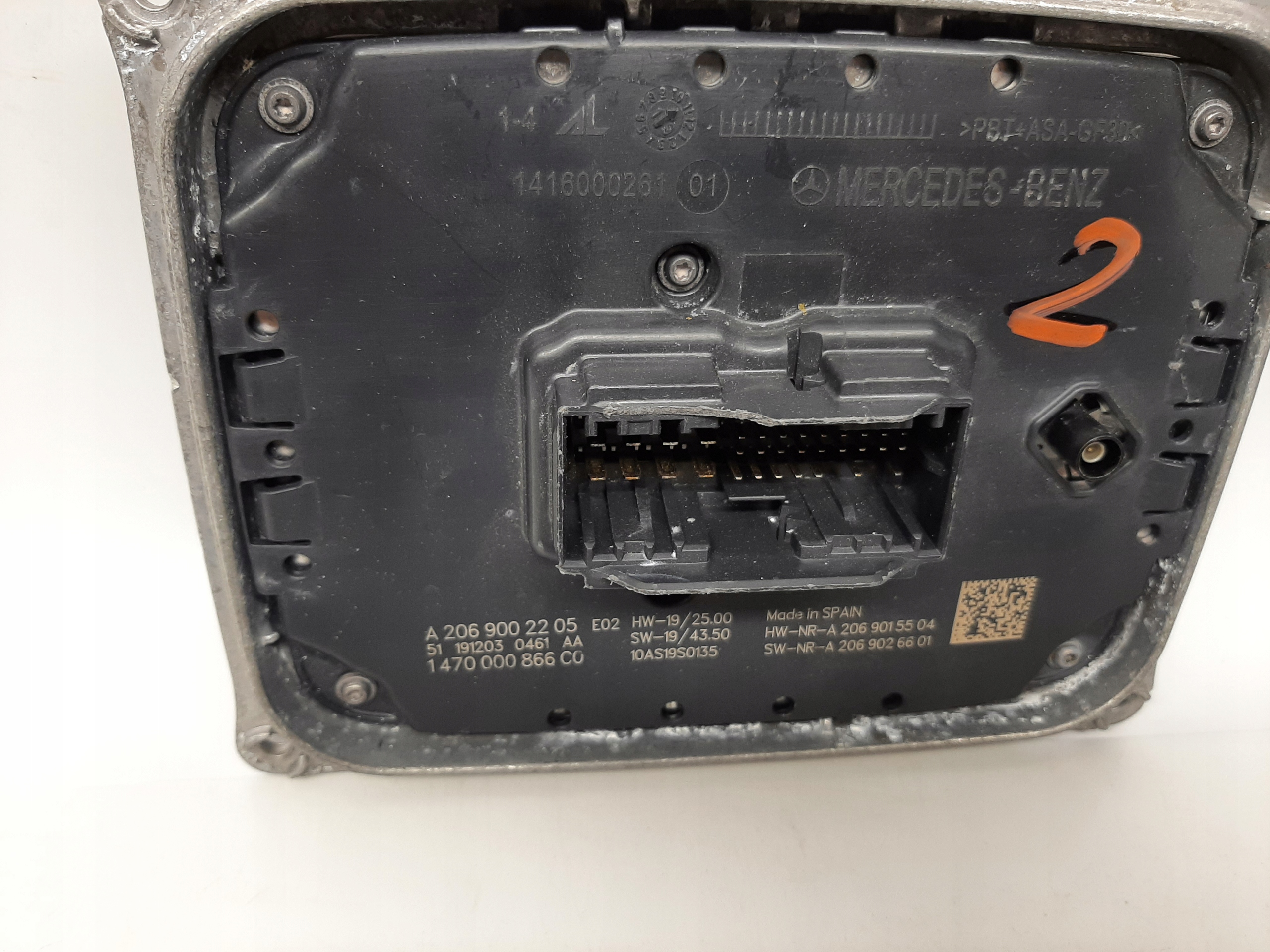 Mercedes W206 C206 A206 C63 Moduł przetwornica LED A2069002205 - obrazek 2