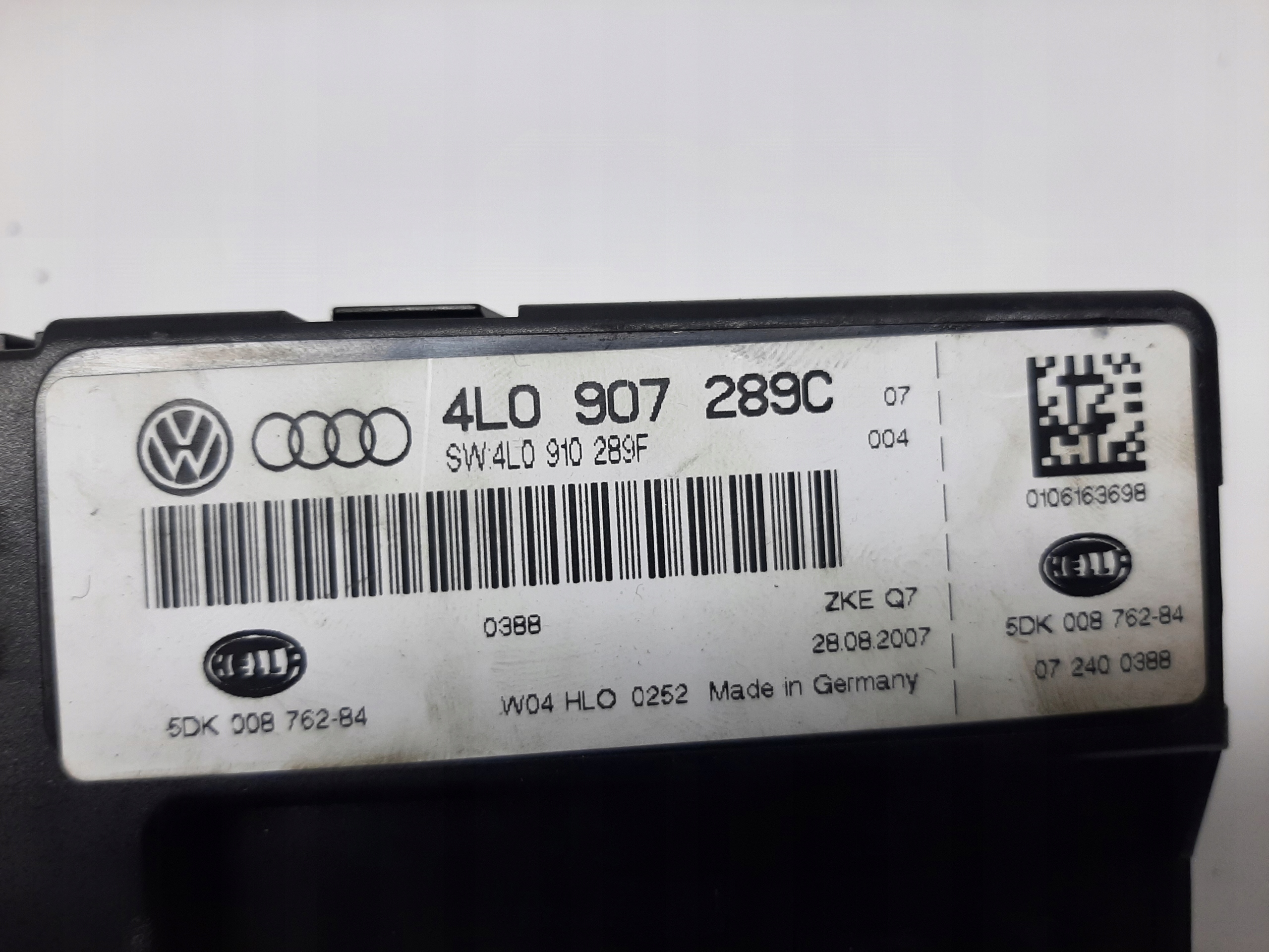 AUDI Q7 3.0 TDI 2005- STEROWNIK MODUŁ KOMFORTU 4L0907289C - obrazek 3