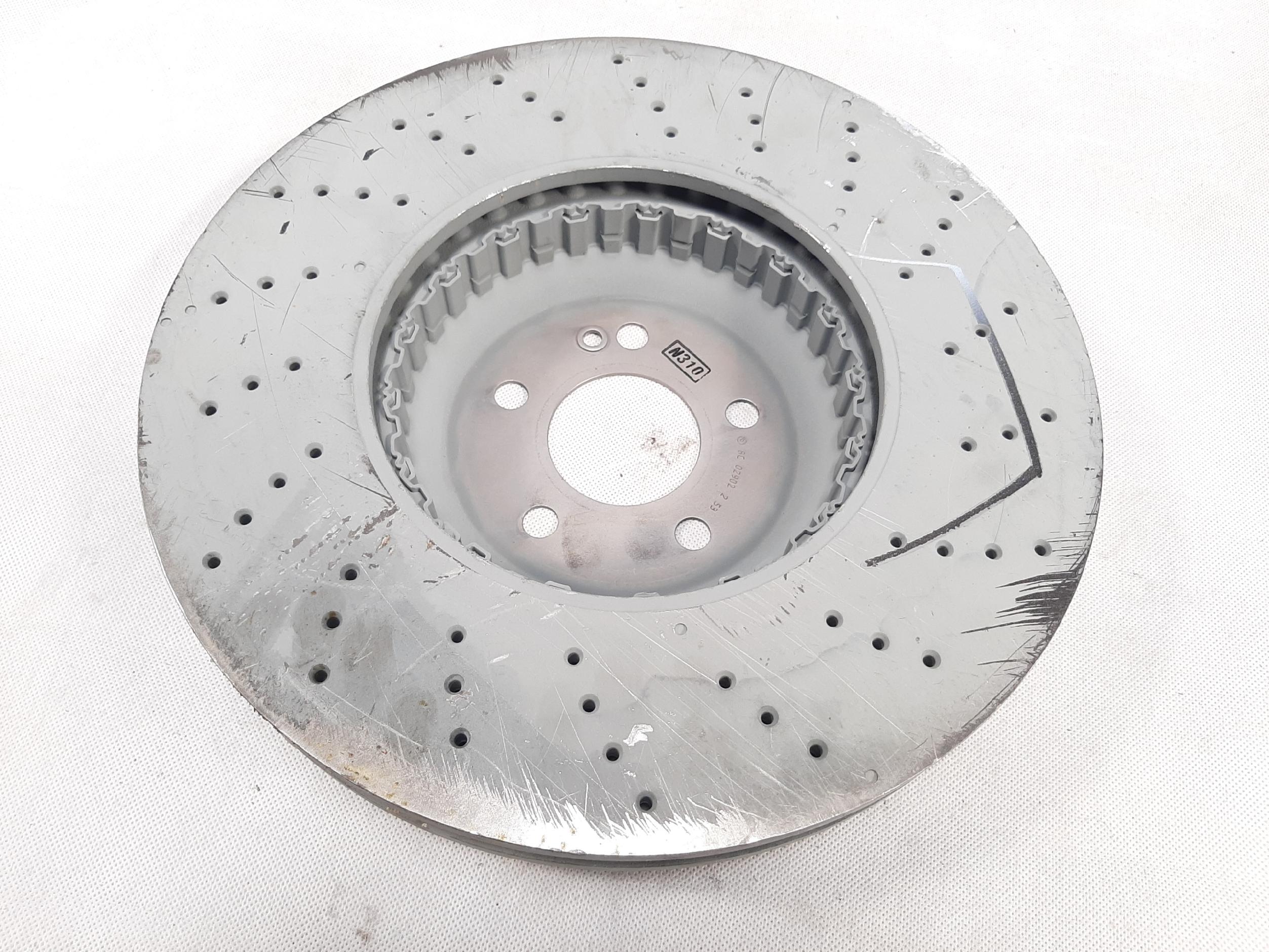 MERCEDES S-KLASA W222 TARCZA HAMULCOWA CERAMICZNA TYŁ BREMBO A2224215100 - obrazek 2