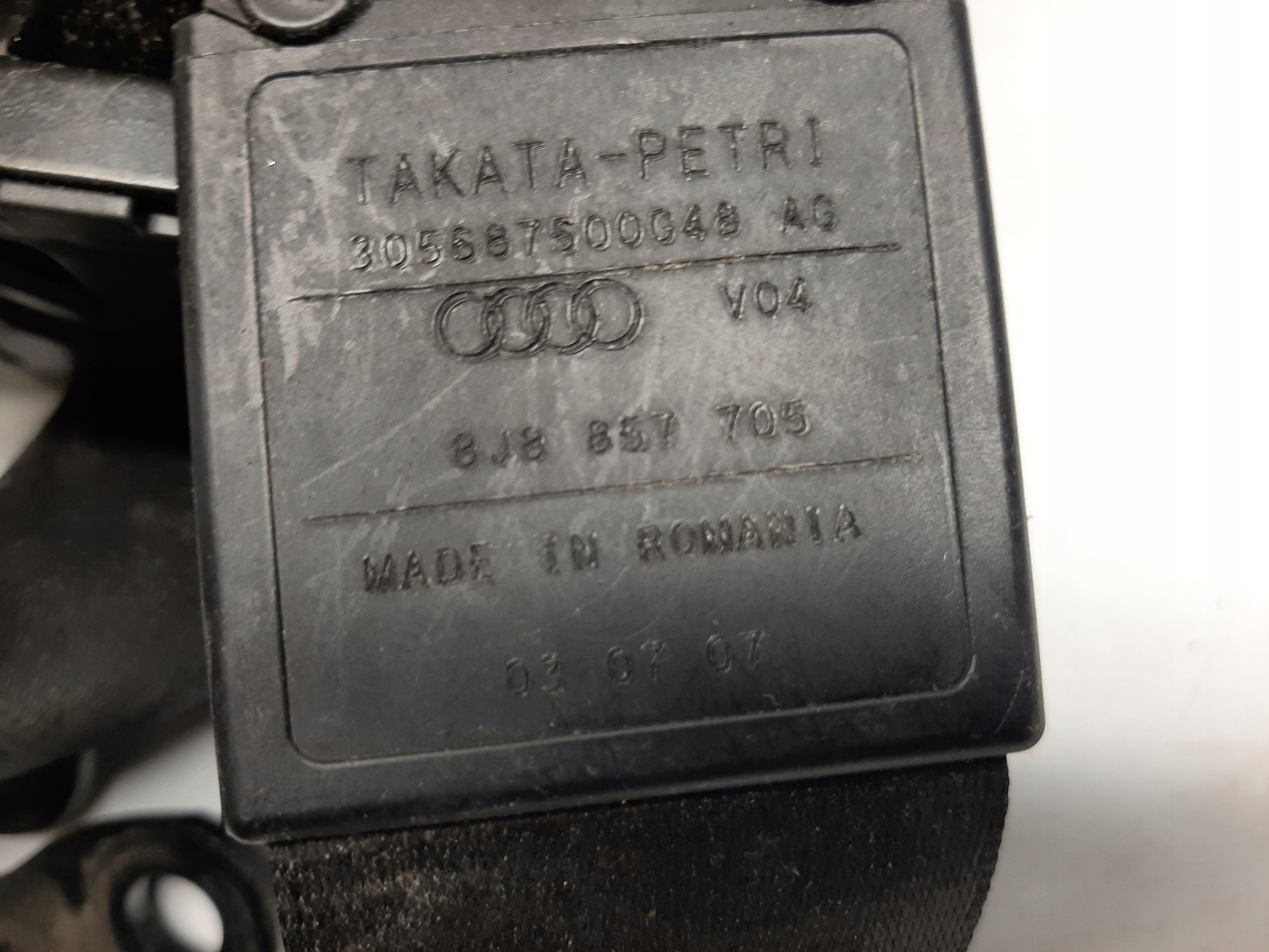 AUDI TT II 8J 2.0 TFSI 2006- PAS BEZPIECZEŃSTWA LEWY PRZEDNI 8J8857705 - obrazek 4