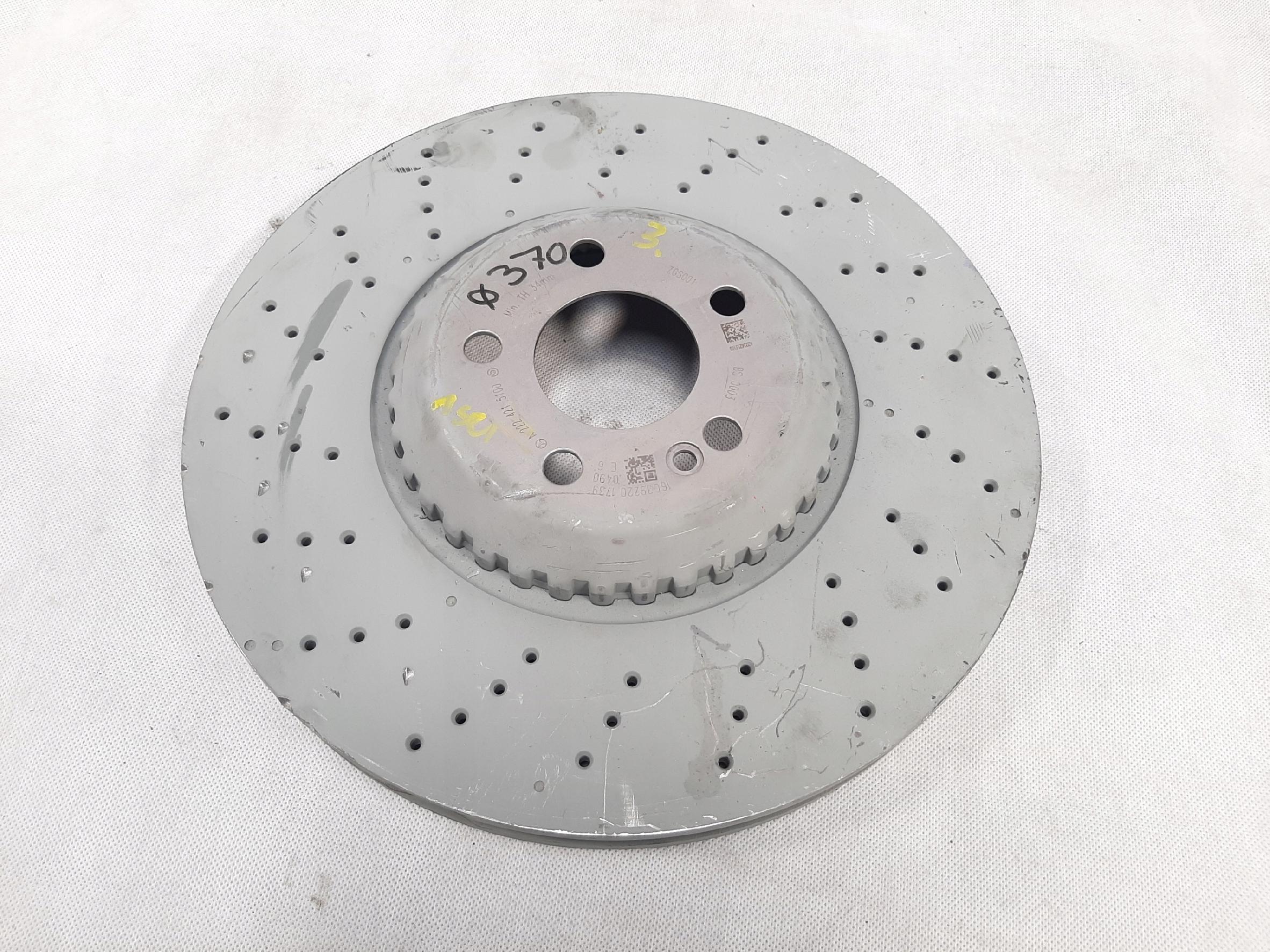 MERCEDES S-KLASA W222 TARCZA HAMULCOWA CERAMICZNA TYŁ BREMBO A2224215100