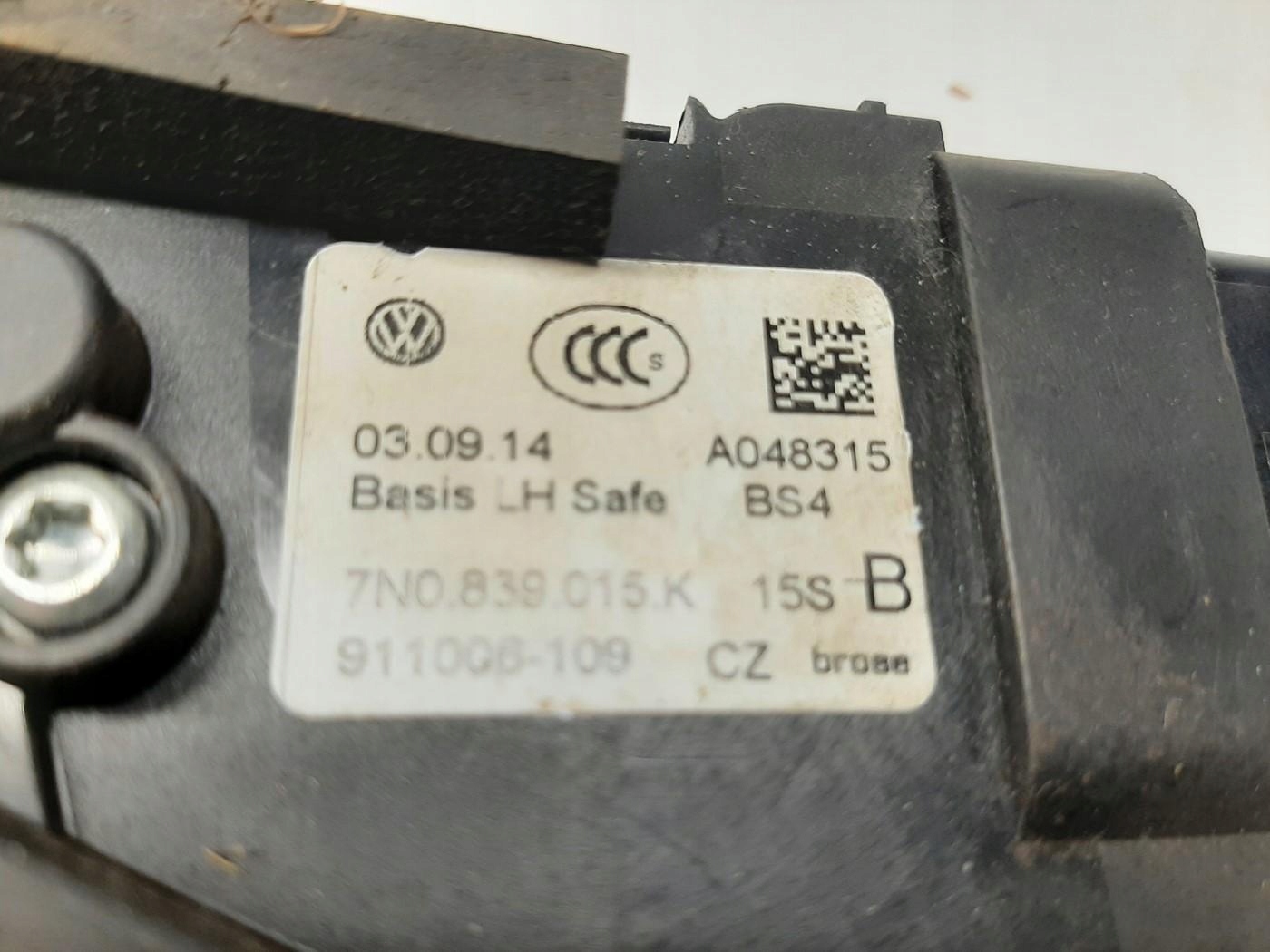 VW SHARAN SEAT ALHAMBRA II 7N0 ZAMEK DRZWI PRZESUWNYCH LEWY 7N0839015K - obrazek 7