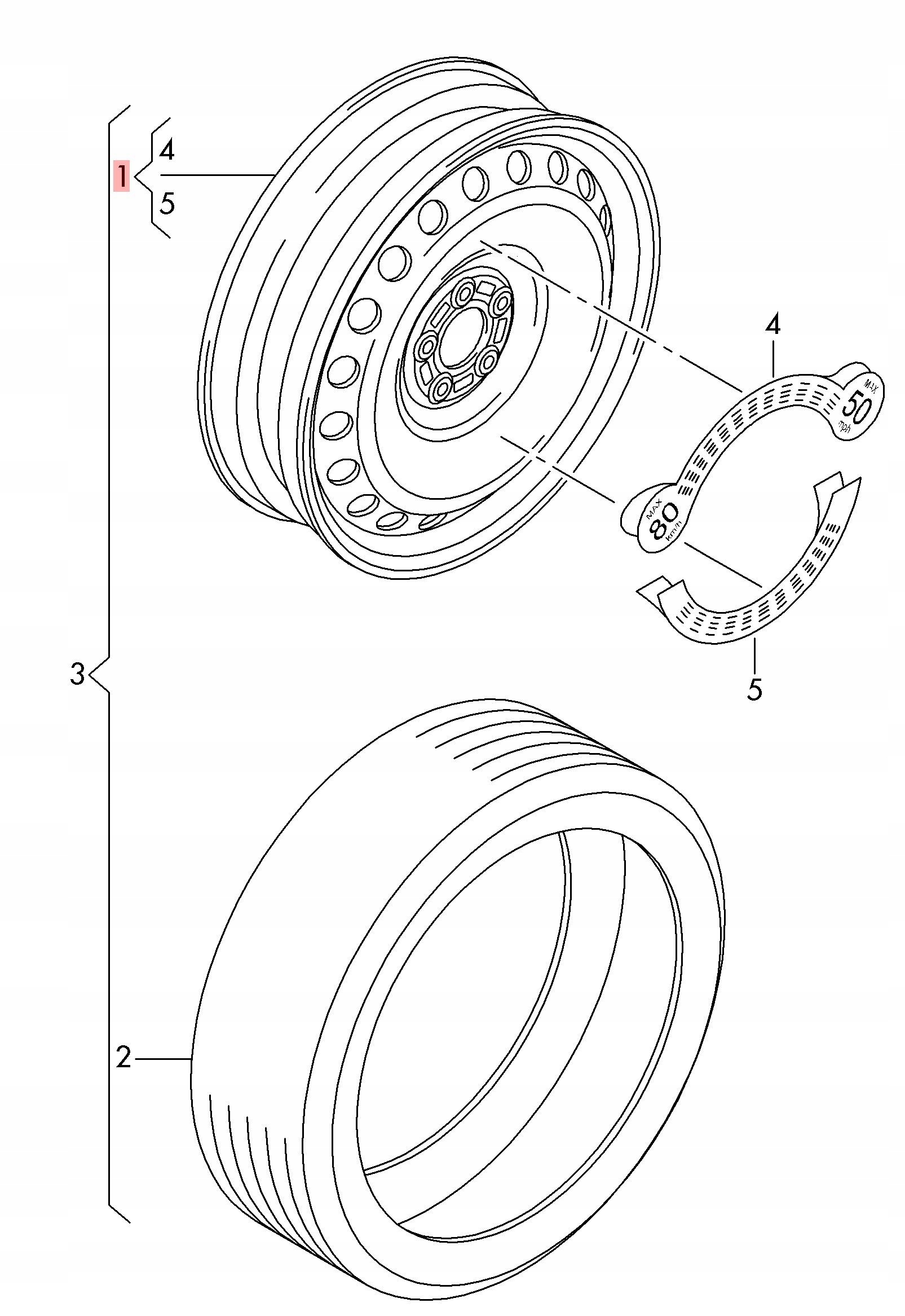 AUDI A6 C7 KOŁO ZAPASOWE DOJAZDOWE R20 4.5J ET22 5x112 4G0601027 - obrazek 2