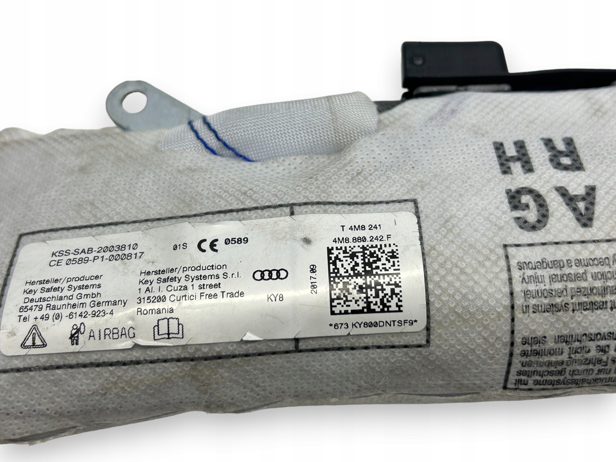 Audi Q8 SQ8 RSQ8 Airbag Poduszka fotela Prawy Przód 4M8880242F - obrazek 2
