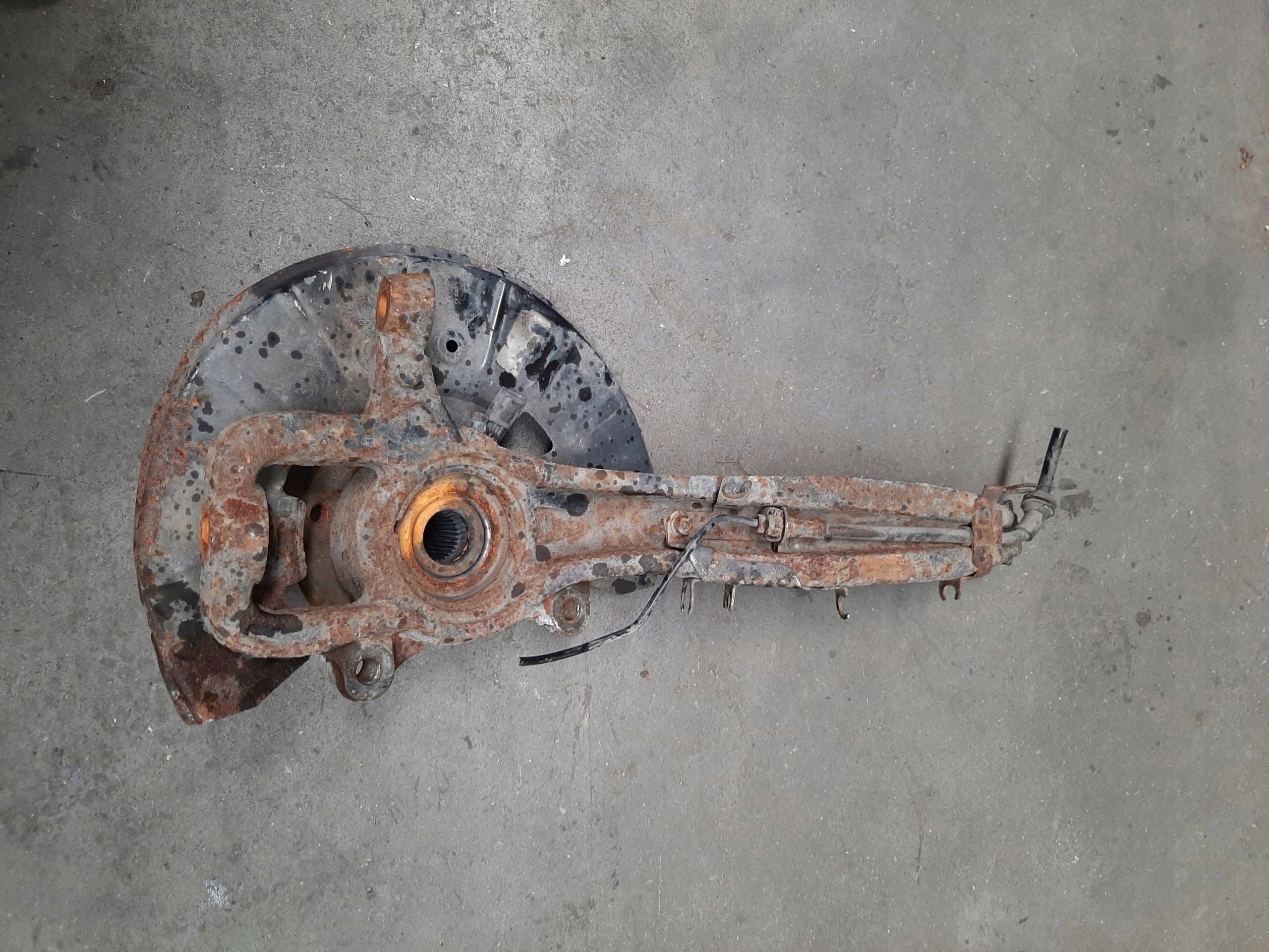 AUDI Q7 4L 2005- 3.0 TDI ZWROTNICA PIASTA LEWY PRZÓD 7L0407257A - obrazek 2