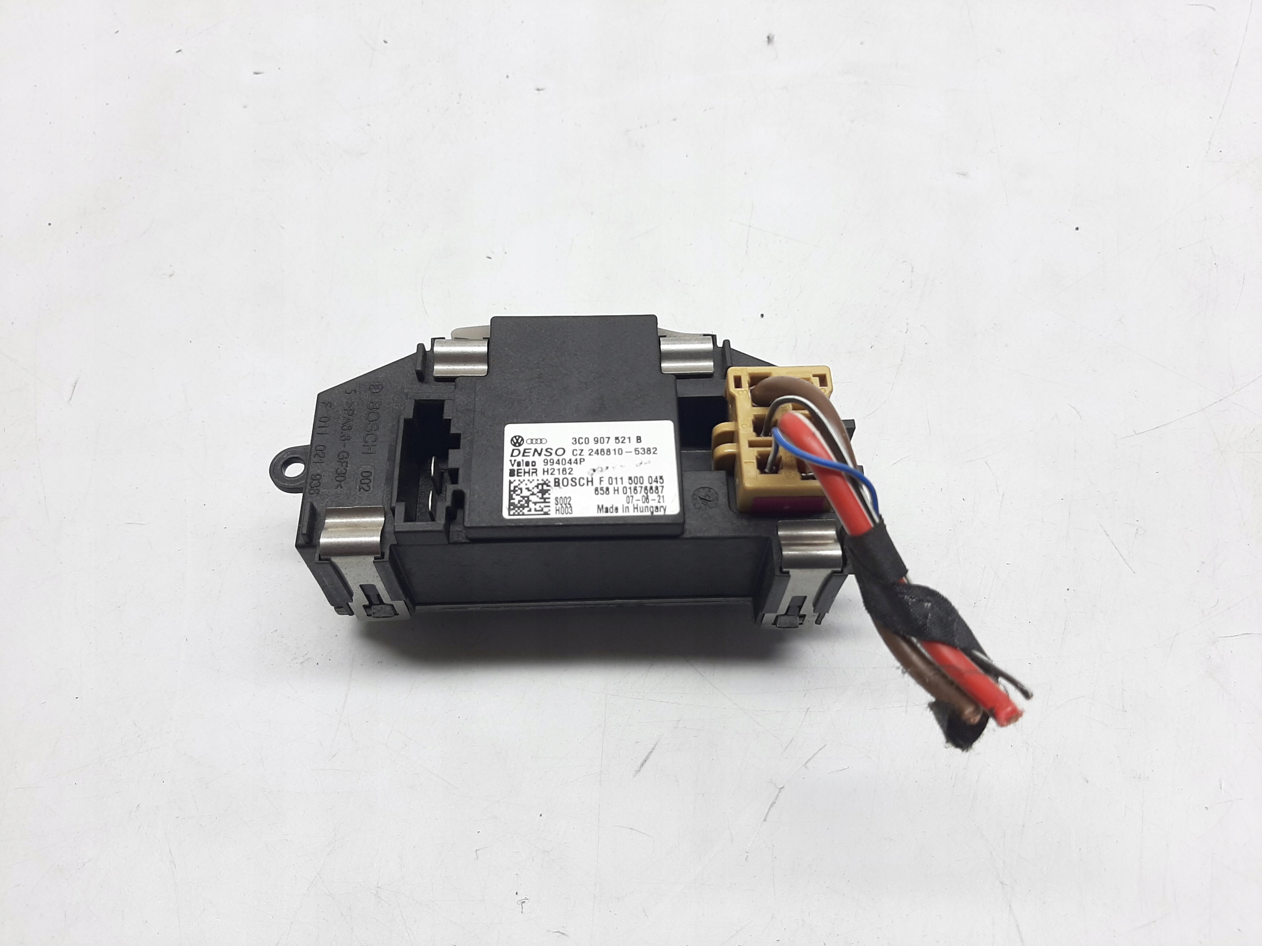 AUDI TT II 8J 2.0 TFSI 2006- REZYSTOR DMUCHAWY NAGRZEWNICY 3C0907521B