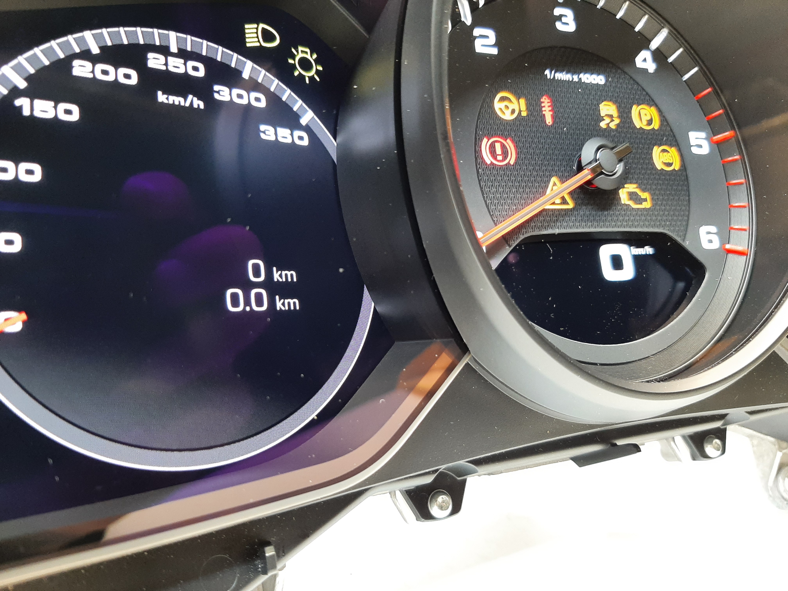 Porsche Cayenne E3 Licznik Wyświetlacz Zegary Virtual 9Y0920909 0KM - obrazek 2