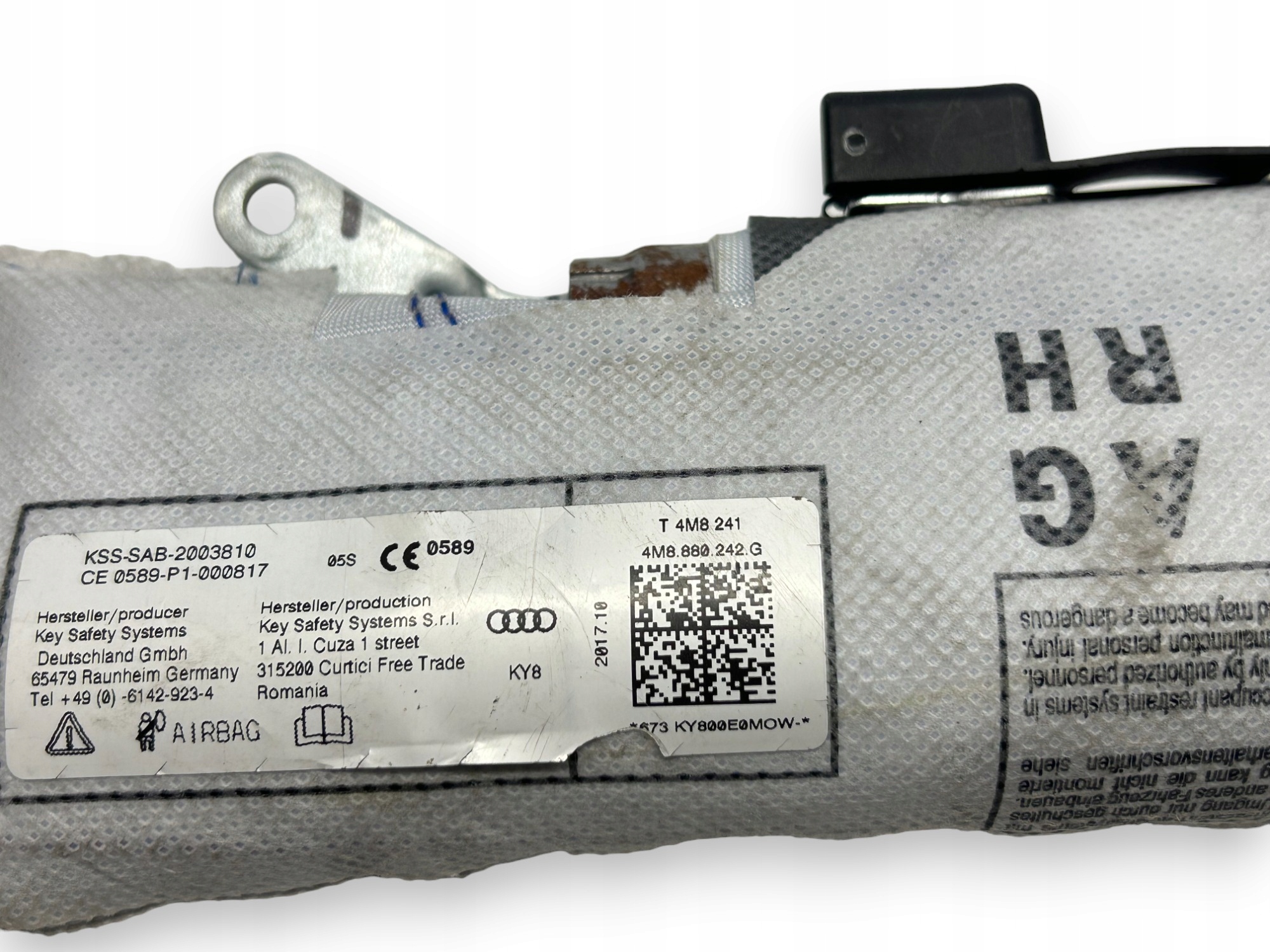 Audi Q8 SQ8 RSQ8 Airbag Poduszka fotela Prawy Przód 4M8880242G - obrazek 2