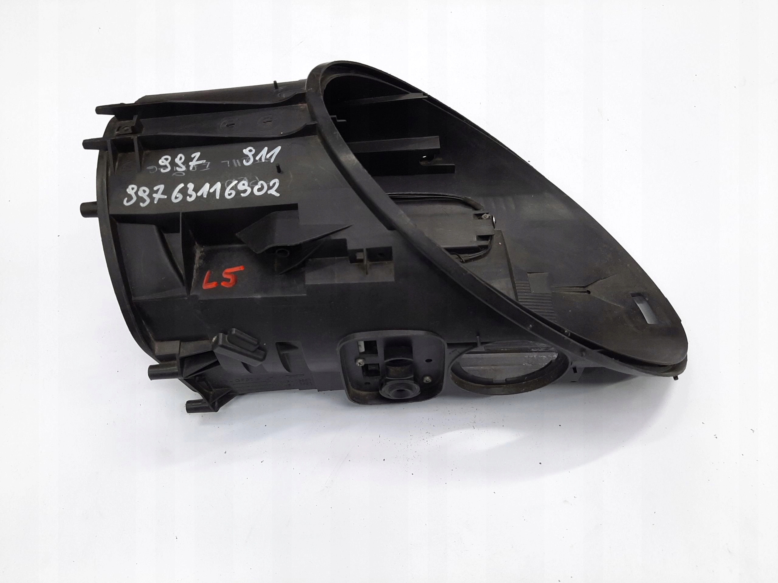 PORSCHE 911 2005-09r OBUDOWA PUSZKA REFLEKTORA LEWA 99763116902 - obrazek 2