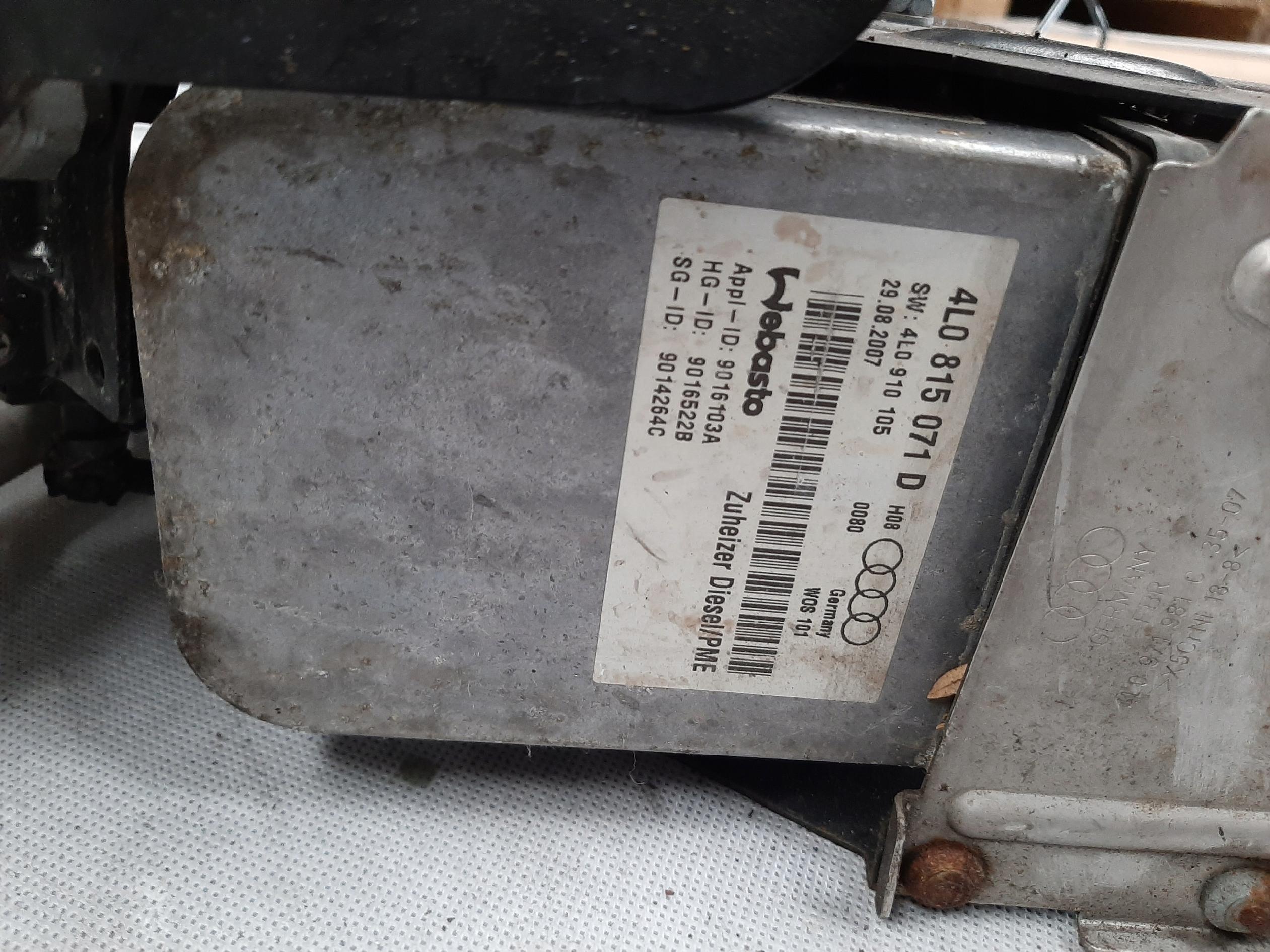 AUDI Q7 3.0 TDI 2005- OGRZEWANIE POSTOJOWE WEBASTO 4L0815071D - obrazek 3