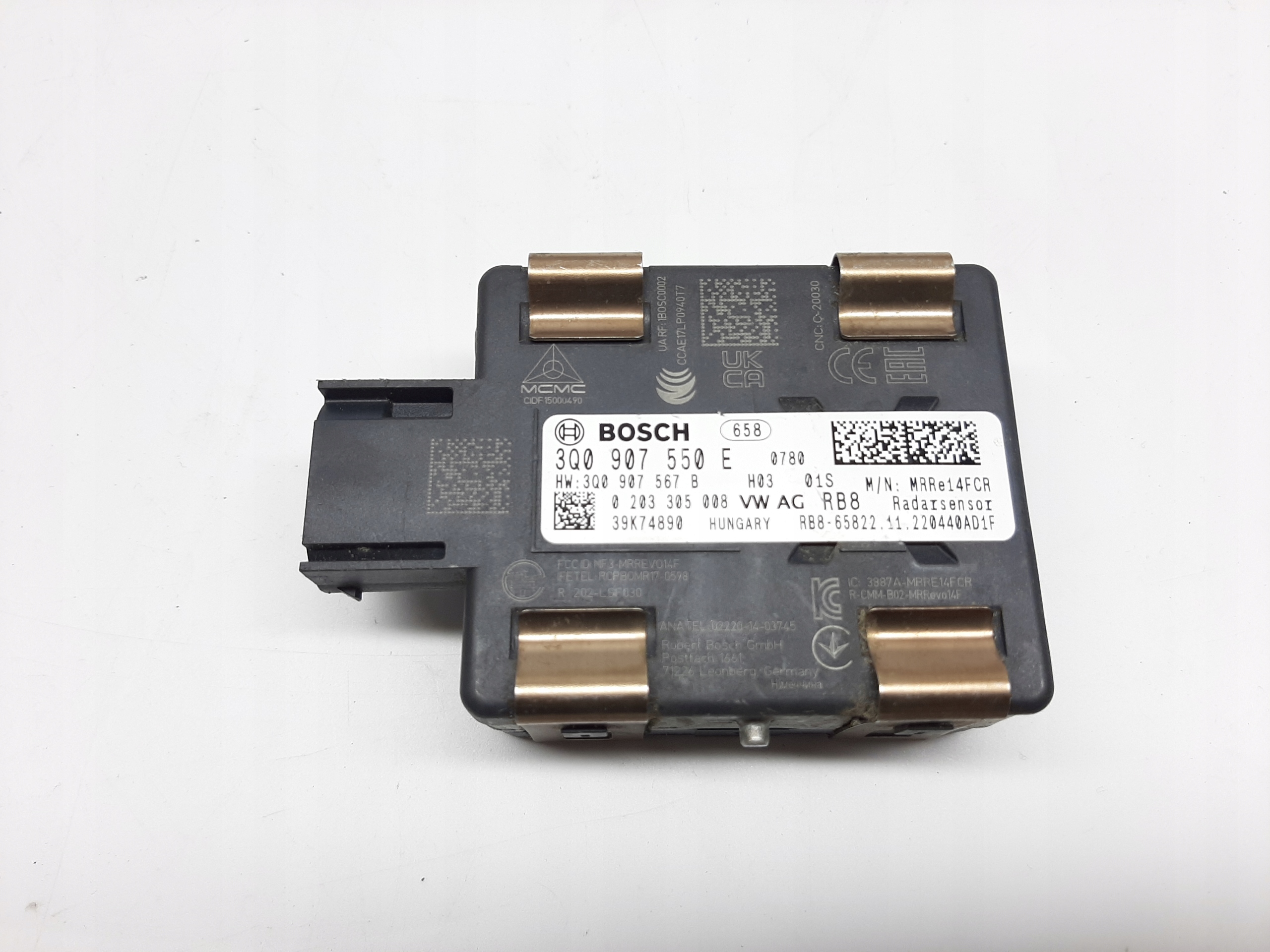 VOLKSWAGEN PASSAT B8 2014- RADAR DISTRONIC PRZÓD 3Q0907550E 3Q0907567B