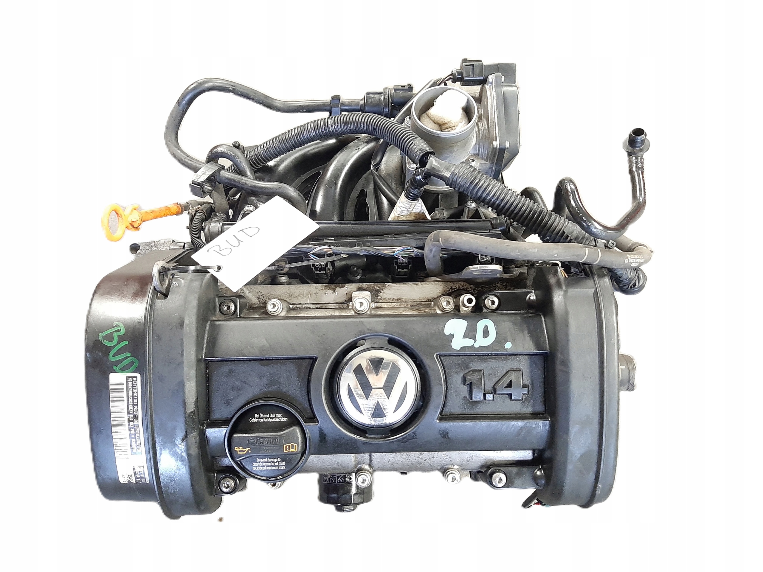 VOLKSWAGEN GOLF V 2003- SILNIK BENZYNOWY KOMPLETNY BUD 1.4 16V 123000KM