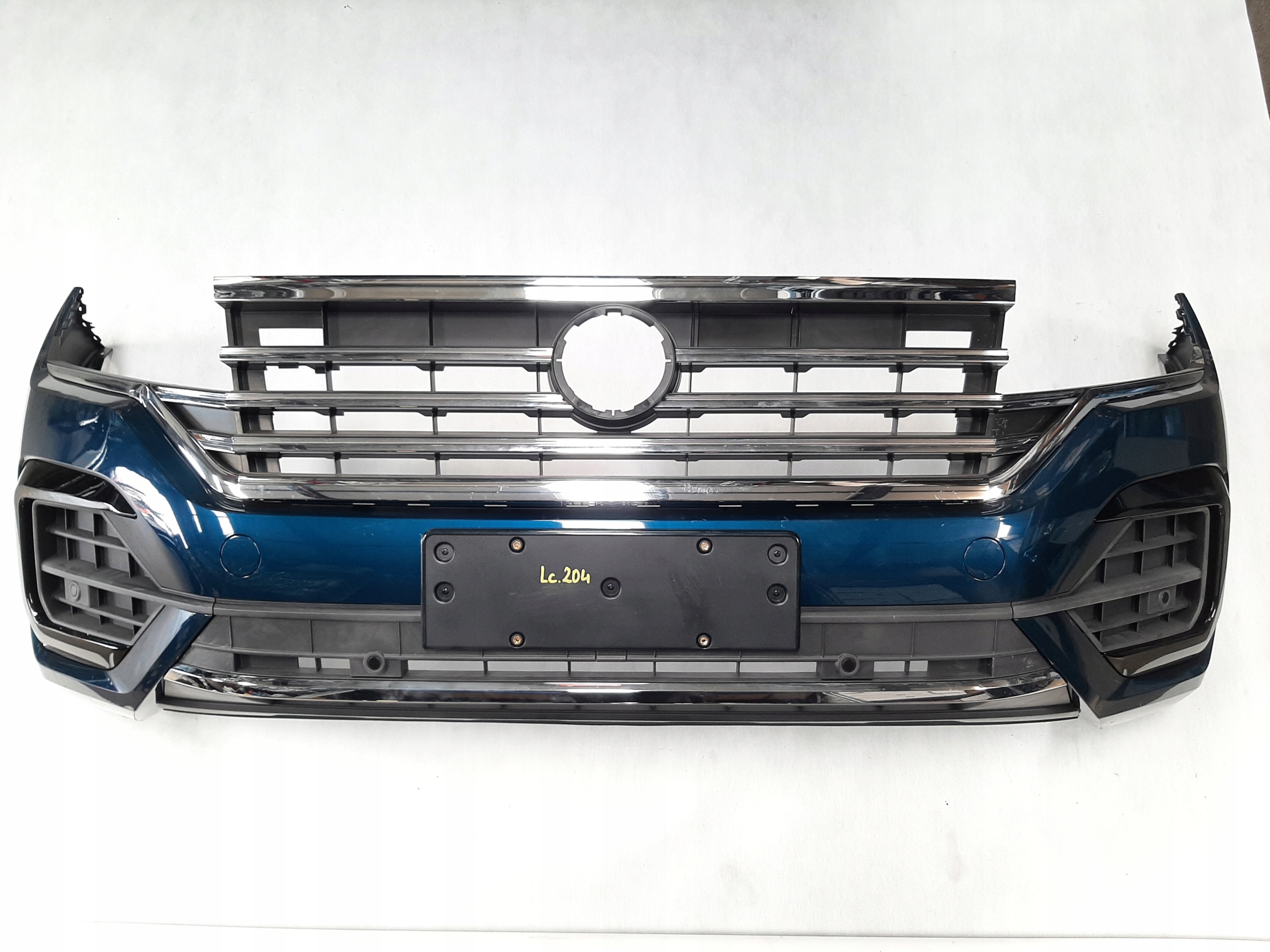 VW TOUAREG III ZDERZAK PRZEDNI PRZÓD KOMPLETNY R-LINE 760807221F
