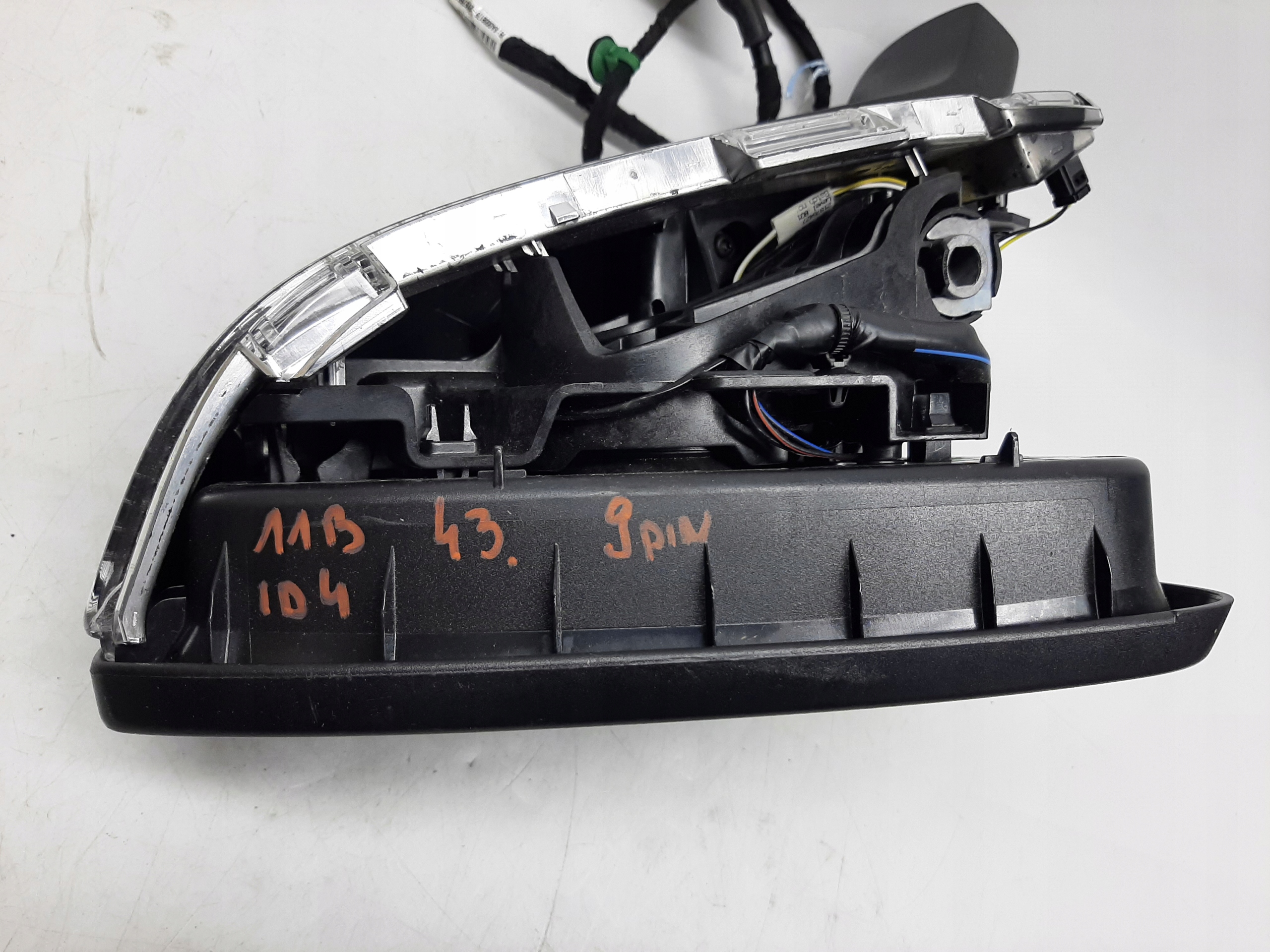 VW ID.4 2020- 9 PIN STELAŻ LUSTERKO ZEWNĘTRZNE LEWE 11B857501AK - obrazek 4