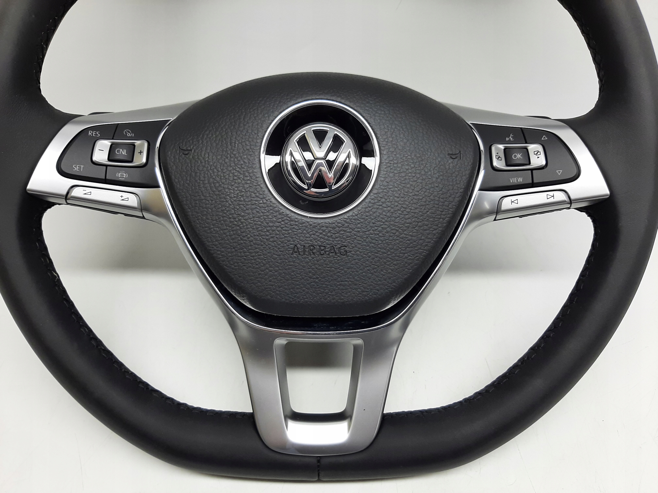 VW TOUAREG KIEROWNICA MULTIFUNKCJA AIRBAG PODUSZKA POW CZARNA NIĆ 7G0419091 - obrazek 3