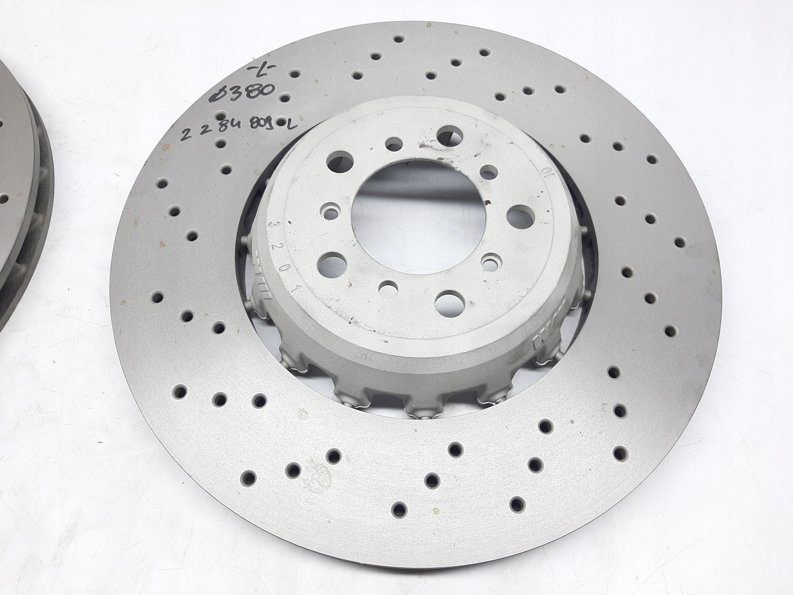 BMW M3 F80 2013- TARCZE HAMULCOWE PRZÓD PRAWA LEWA 2284810 2284809 - obrazek 3