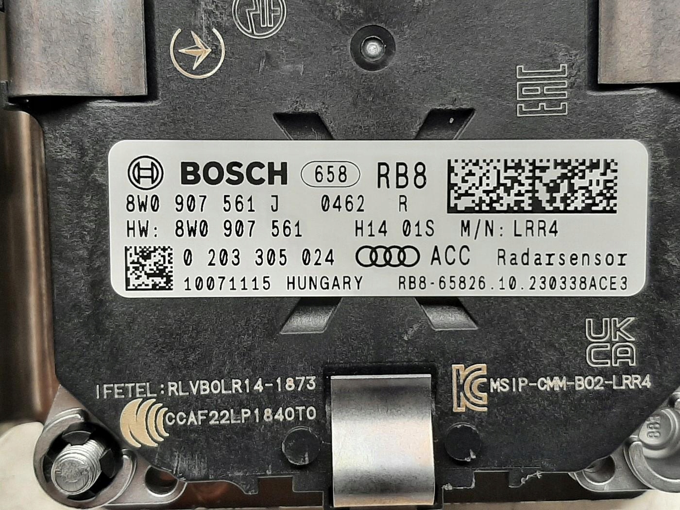 AUDI A4 B9 A5 8W RS4 B9 RS5 F5 RADAR DISTRONIC ACC 8W0907561J 8W0907574 - obrazek 6