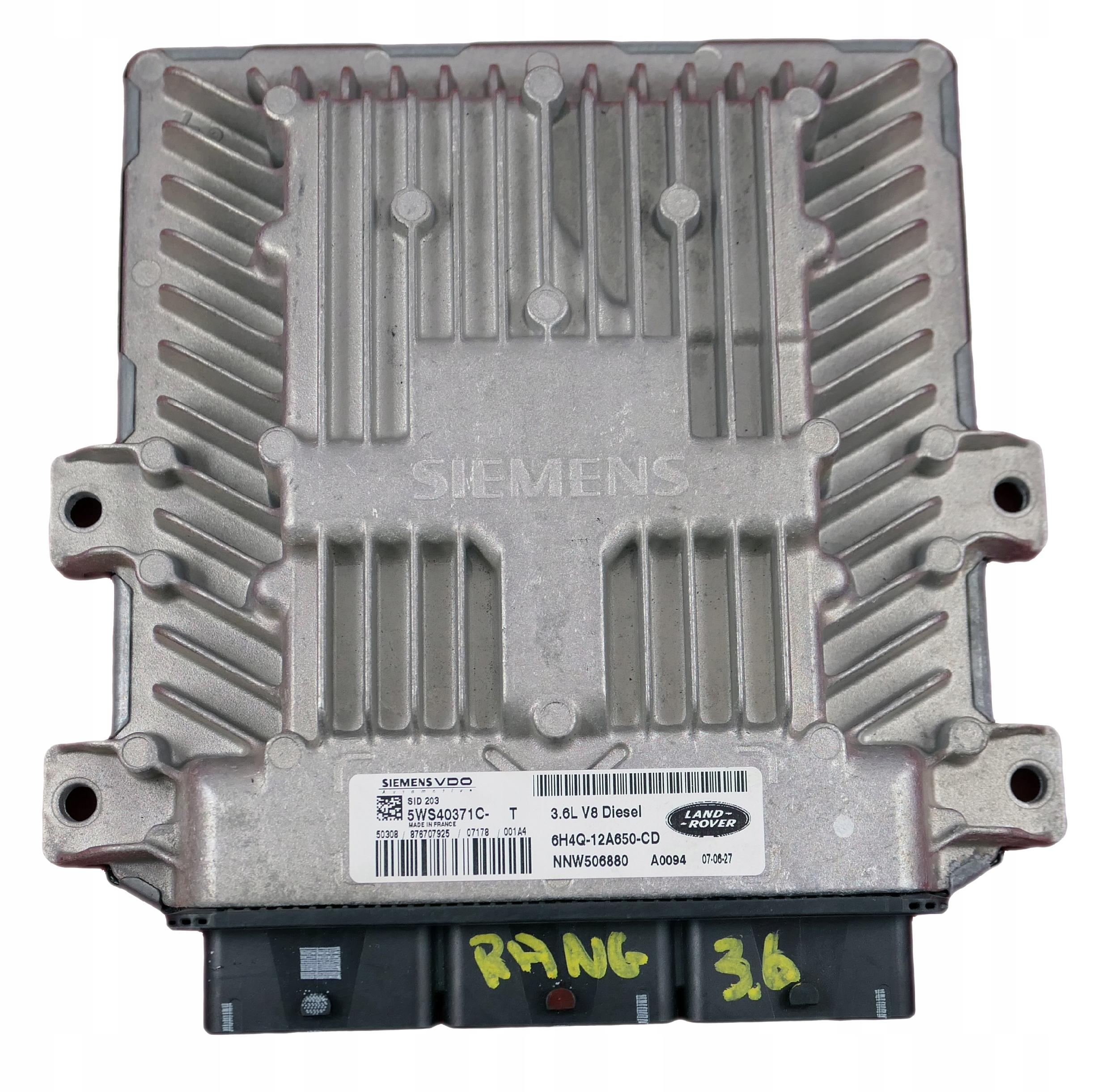 RANGE ROVER SPORT OVERFINCH STEROWNIK SILNIKA 3.6 TD 6H4Q-12A650-CD