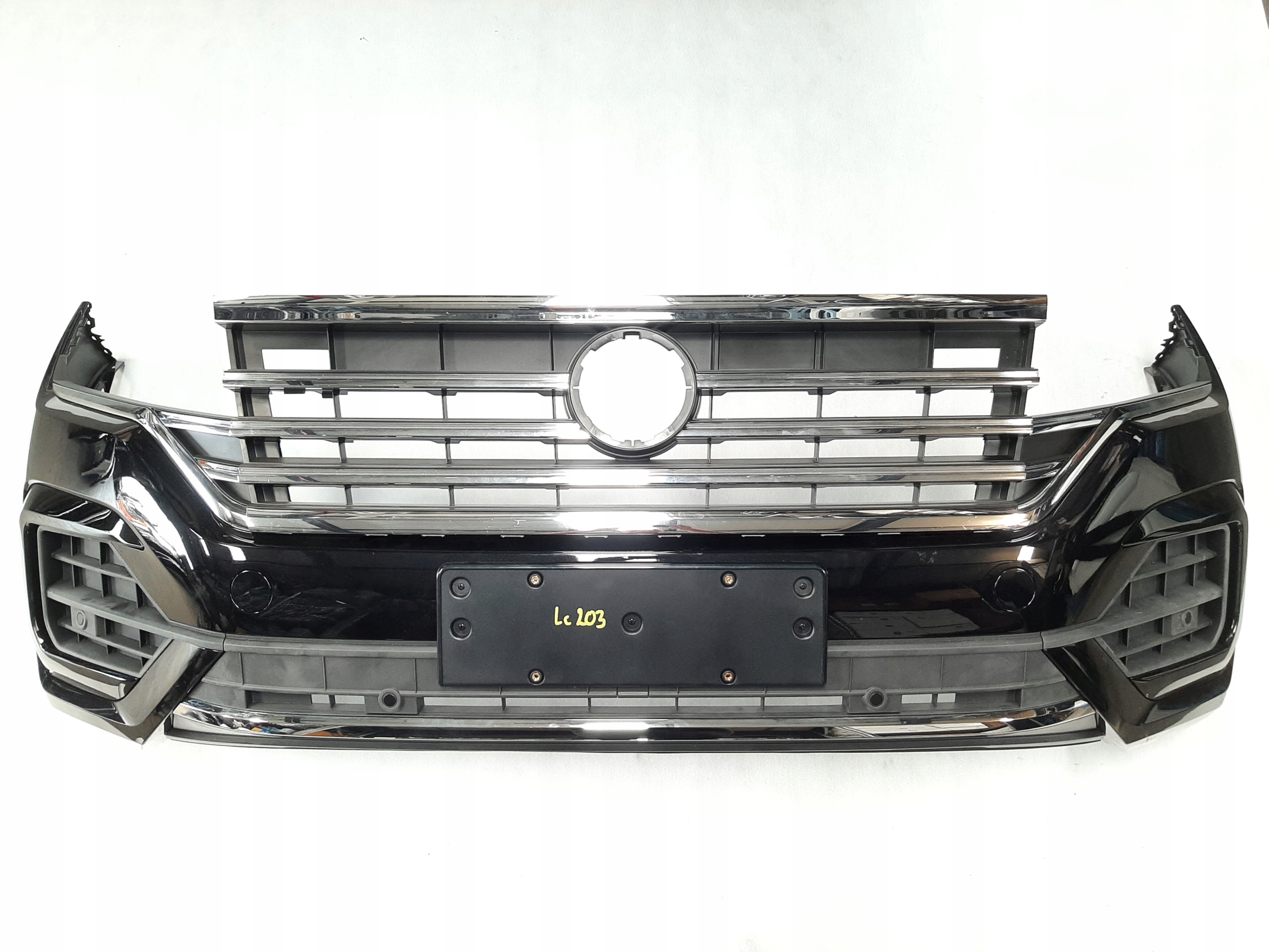 VW TOUAREG III ZDERZAK PRZEDNI PRZÓD KOMPLETNY R-LINE 760807221F