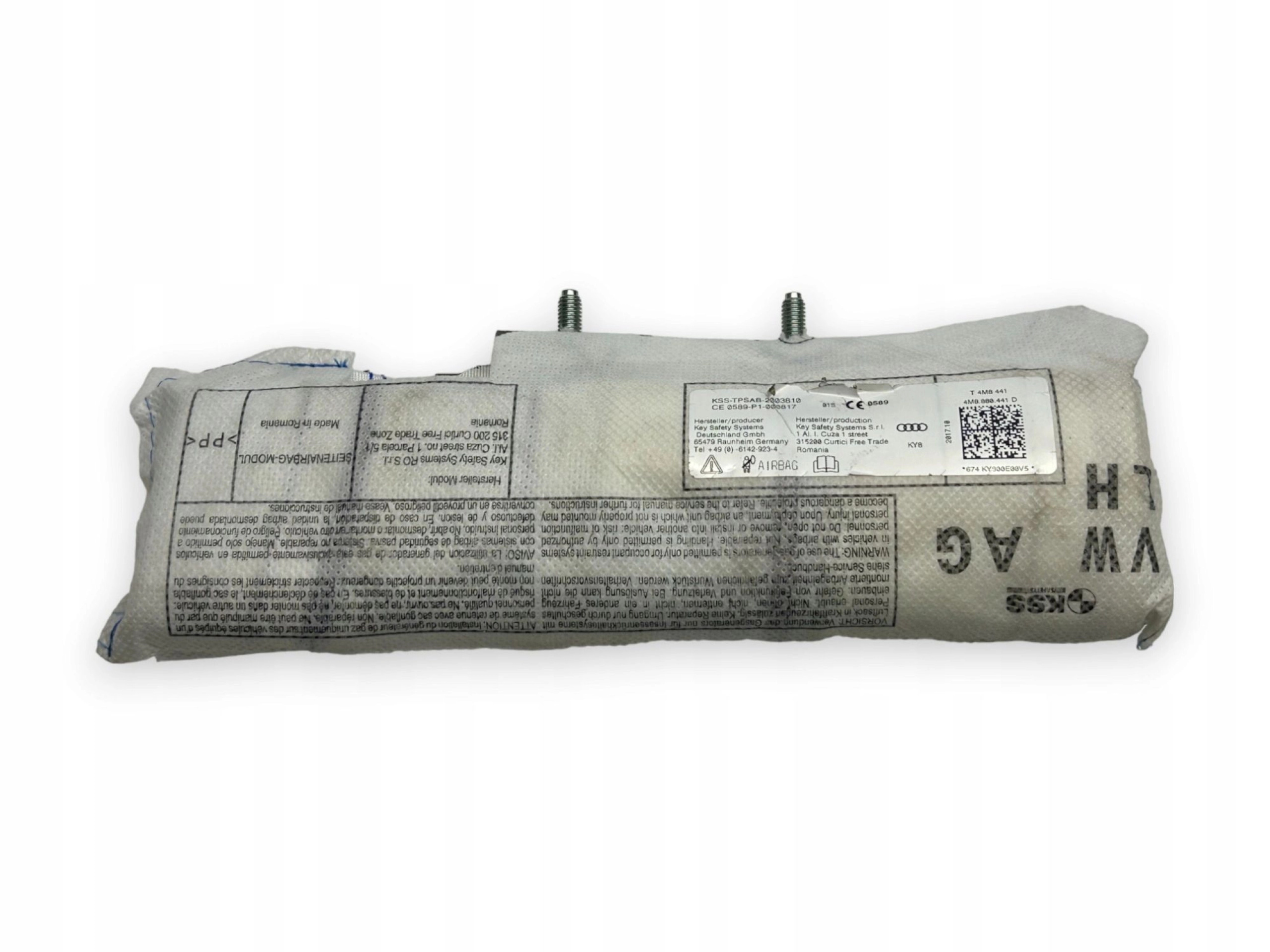 Audi Q8 SQ8 RSQ8 Airbag Poduszka fotela Lewy Tył 4M8880441D - obrazek 4