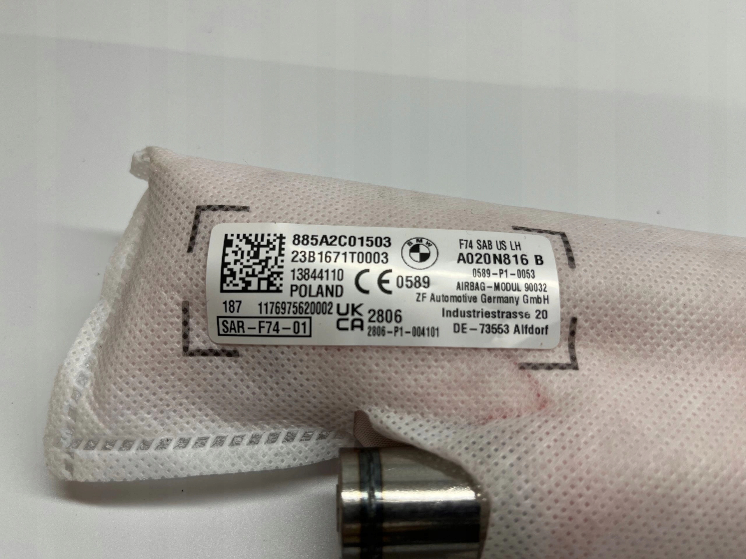BMW Seria 2 F74 Airbag Poduszka Powietrzna Fotela Lewy 885A2C01503 - obrazek 3