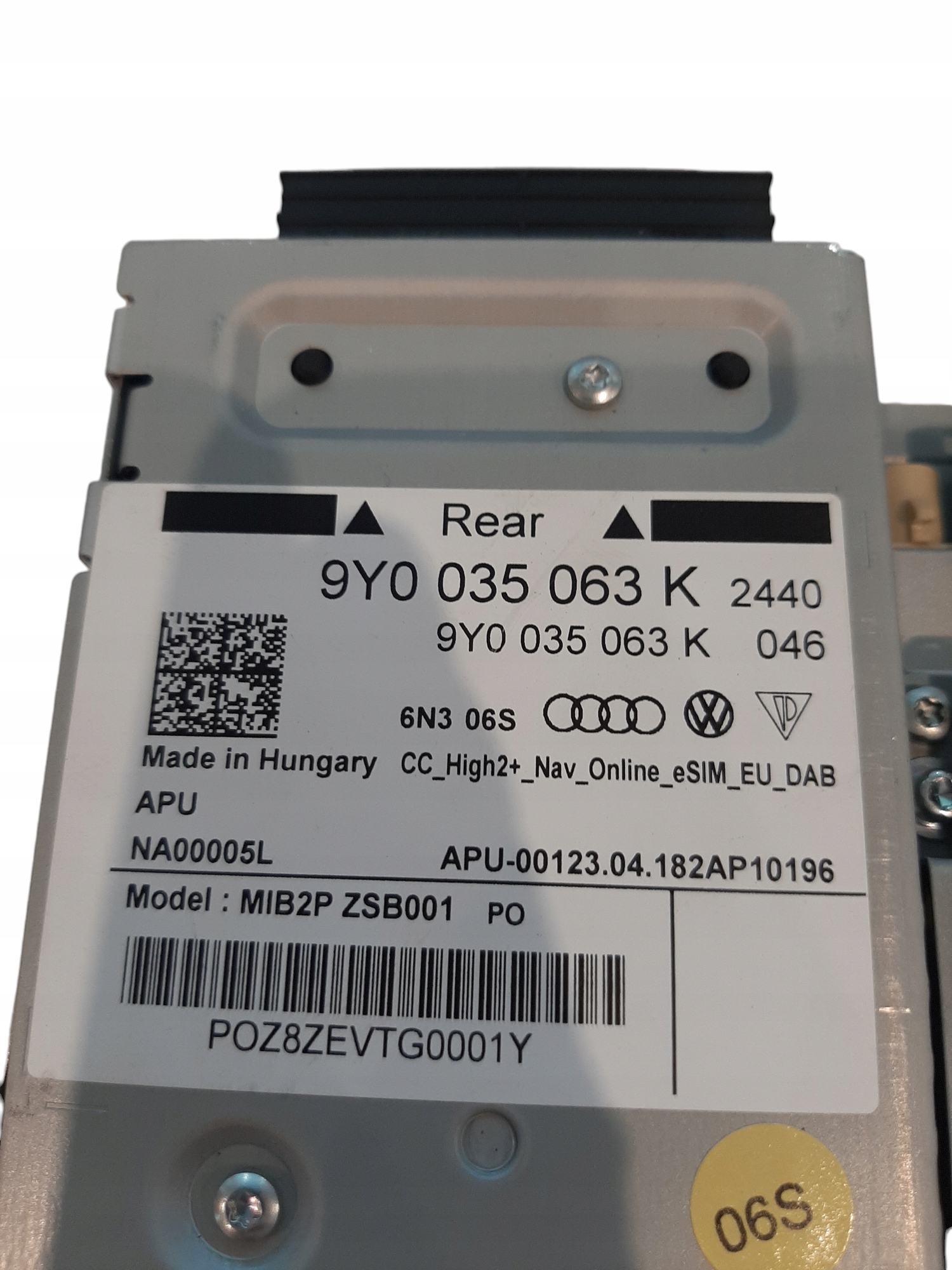 Porsche Cayenne III 3 Jednostka sterująca Nawigacja Moduł MMI 9Y0035063K - obrazek 3