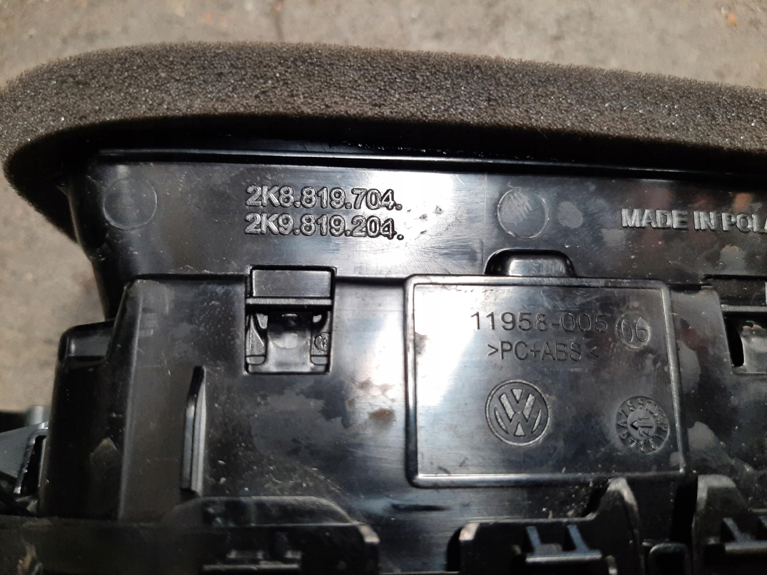 VW CADDY V 2020- KRATKA NAWIEWU PRAWA 2K8819704 2K9819204 - obrazek 3