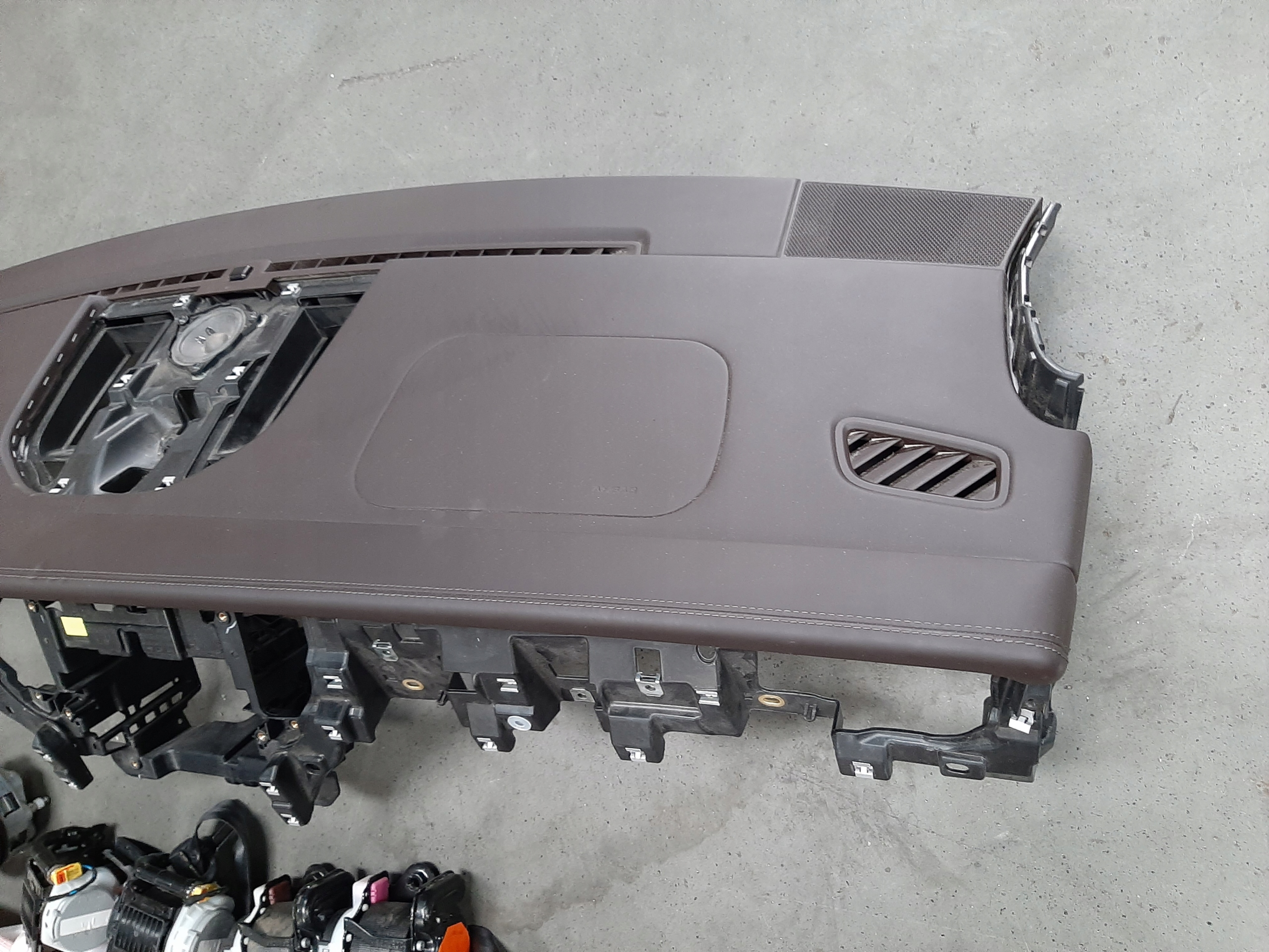 PORSCHE MACAN zestaw komplet KOKPIT DESKA AIRBAG PASY 95B858451 neturlether - obrazek 4
