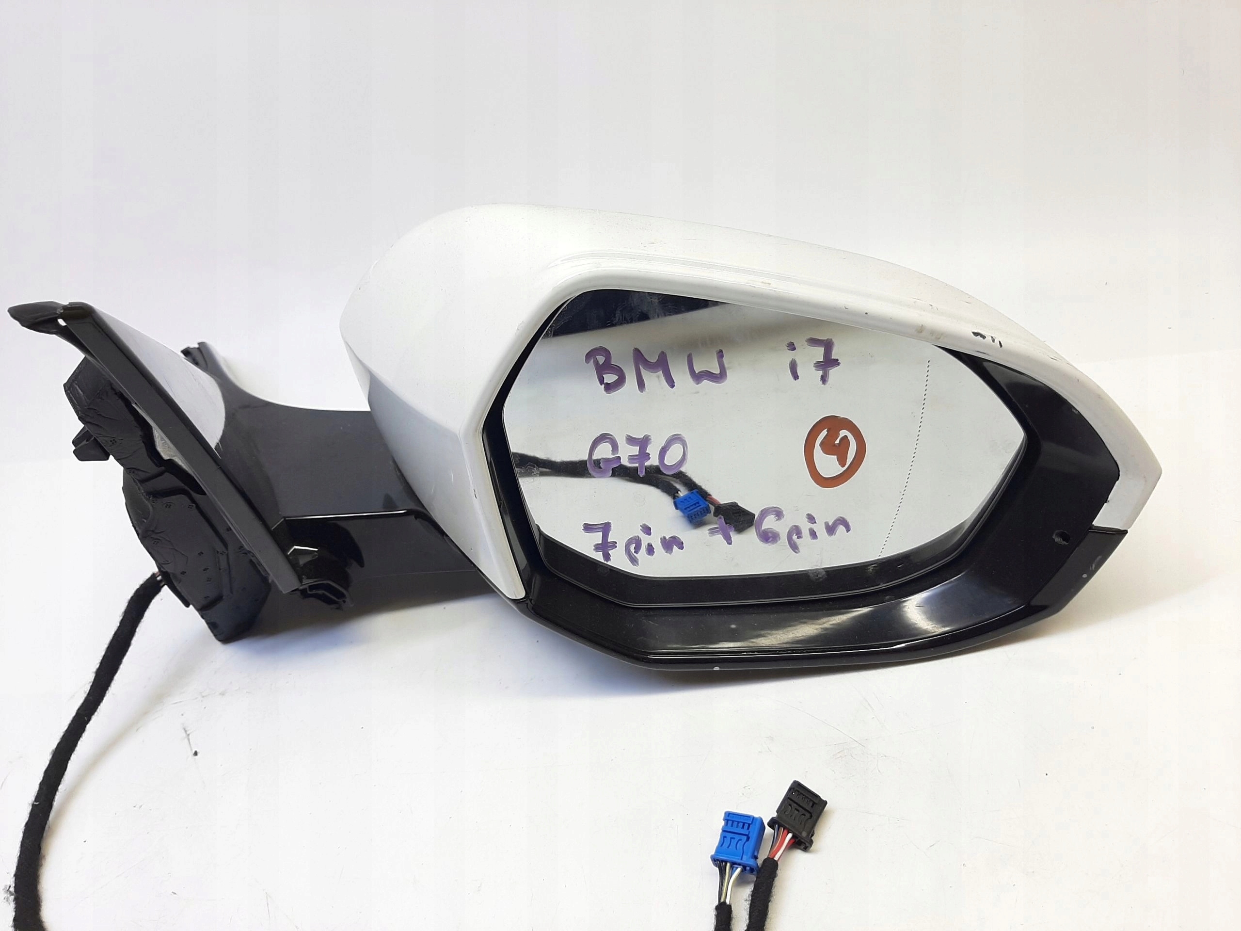 BMW i7 G70 LUSTERKO ZEWNĘTRZNE PRAWE 7 + 6 PIN 06691264 - obrazek 2