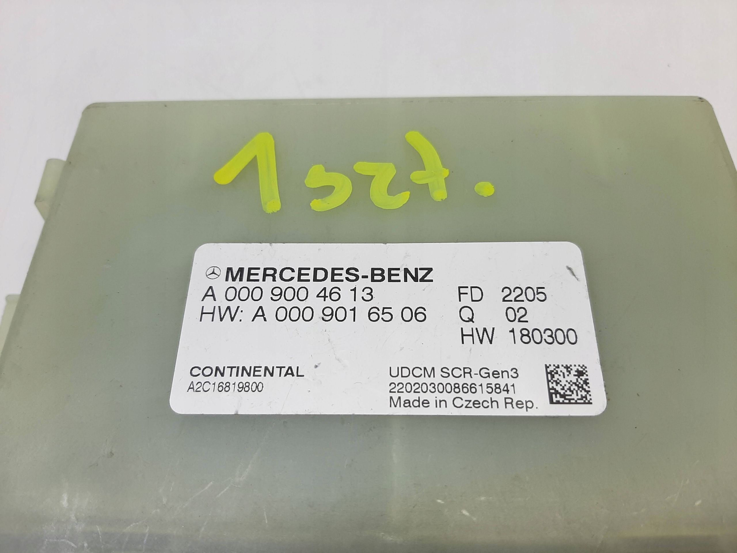 MERCEDES STEROWNIK MODUŁ SPALIN SCR A0009004613 A0009016506 - obrazek 2
